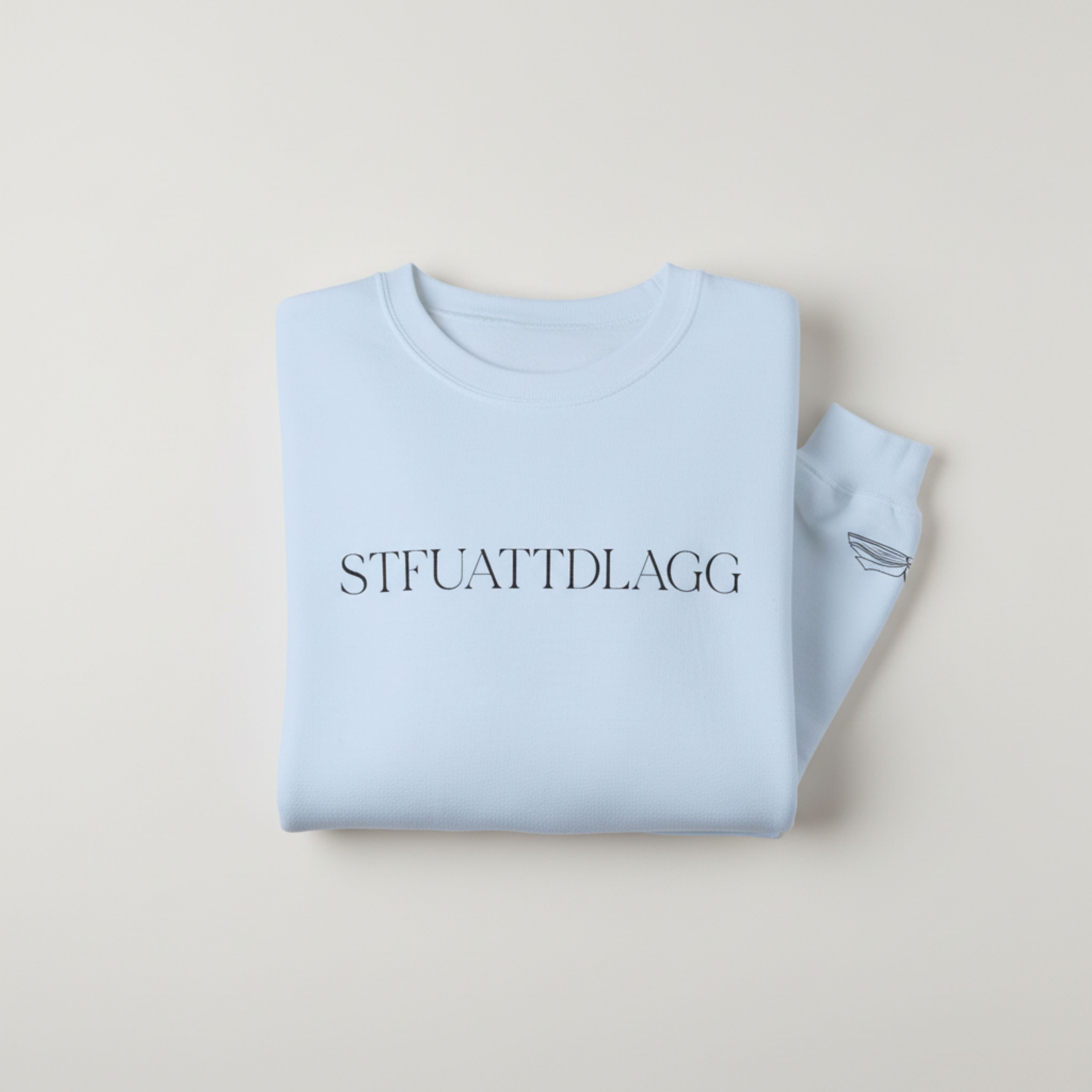 BookTok 'STFUATTDLAGG' Sweatshirt – Subtle Text Graphic, Modern Casual Sweater product thumbnail image BookTok 'STFUATTDLAGG' Sweatshirt – Subtle Text Graphic, Modern Casual Sweater product thumbnail image