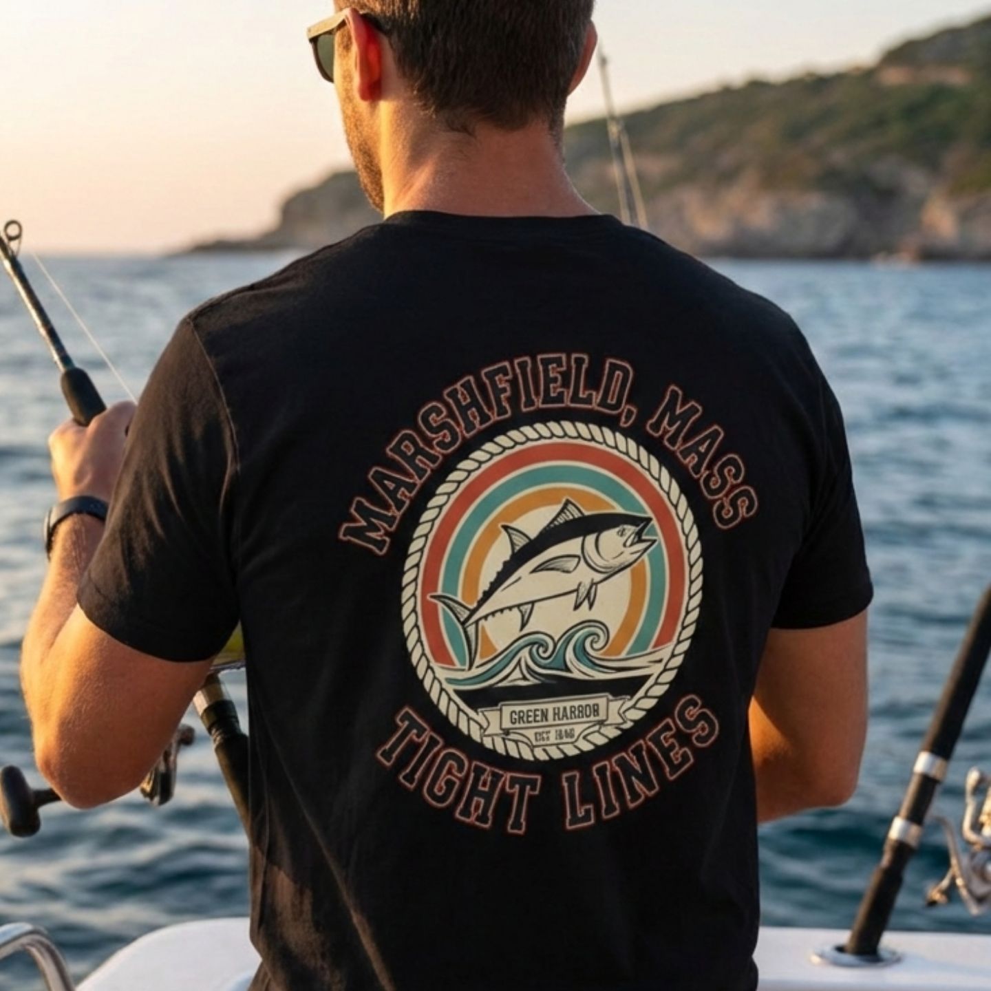Tight Lines Tee – Marshfield Supply Co. product thumbnail image