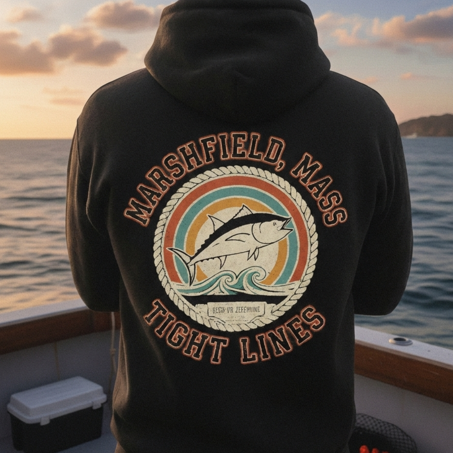 Tight Lines Hoodie – Marshfield Supply Co.