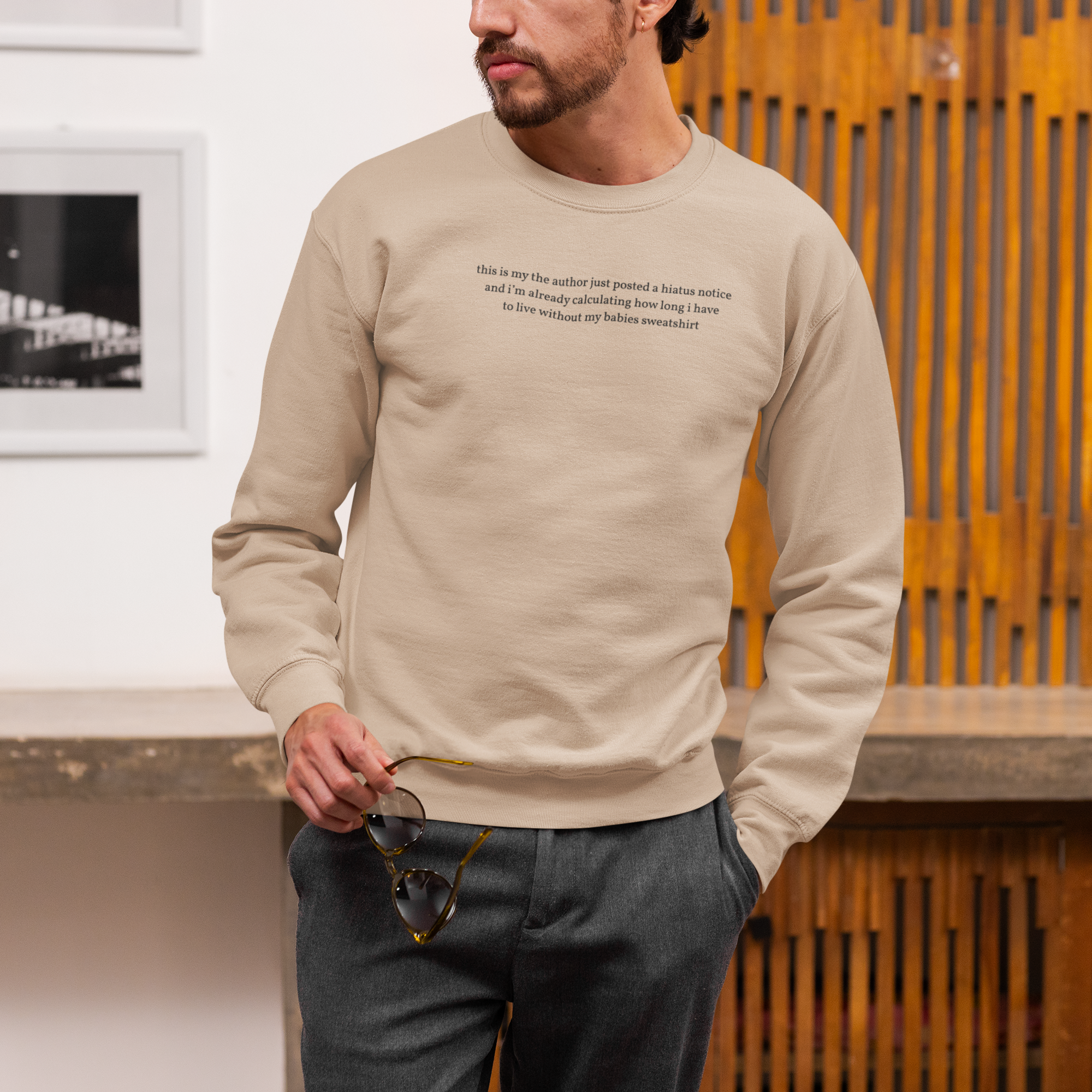 This is My Hiatus Notice Sweatshirt | Embroidered | BL Yaoi Manga Manhwa Fandom Merch product thumbnail image This is My Hiatus Notice Sweatshirt | Embroidered | BL Yaoi Manga Manhwa Fandom Merch product thumbnail image