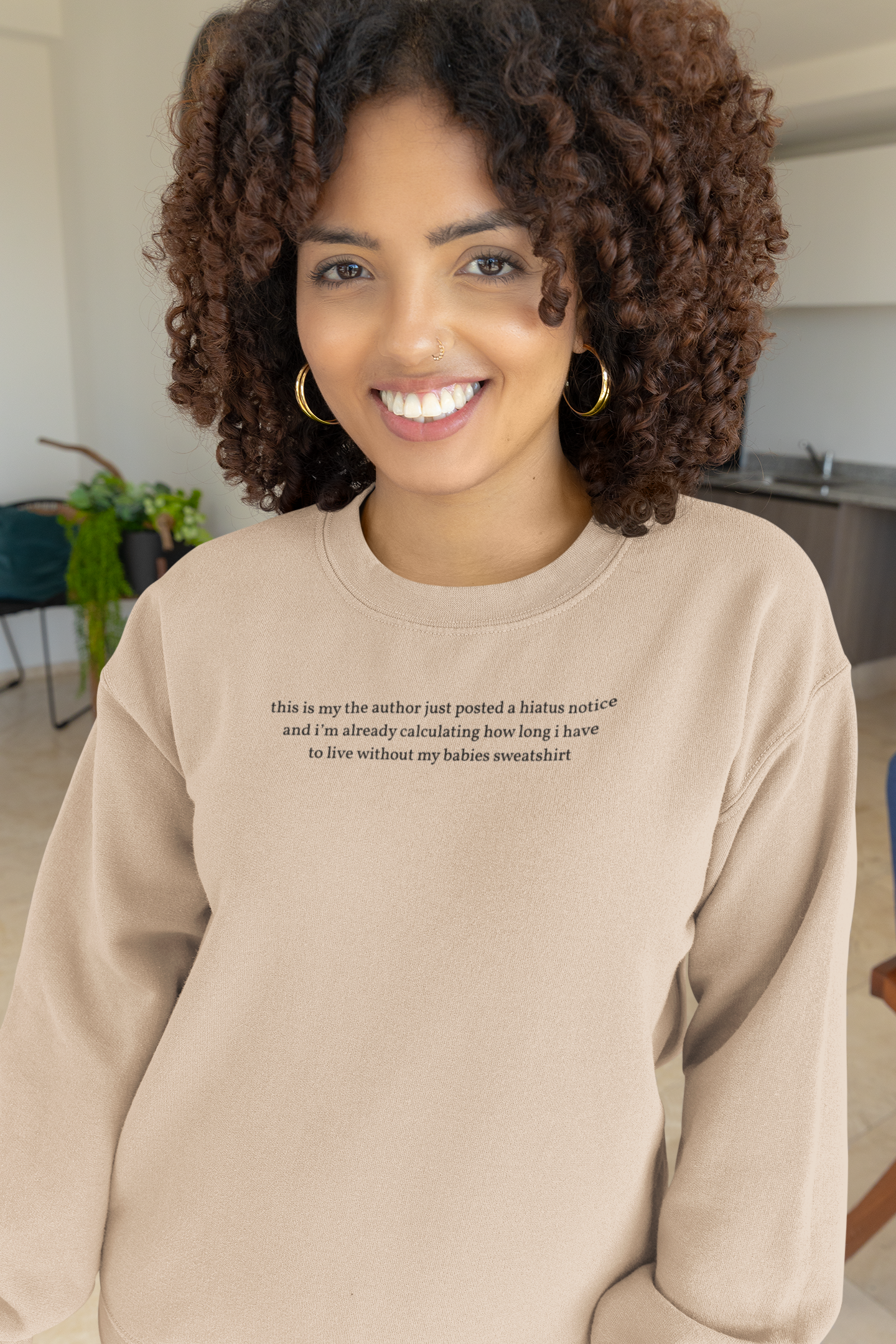 This is My Hiatus Notice Sweatshirt | Embroidered | BL Yaoi Manga Manhwa Fandom Merch product thumbnail image