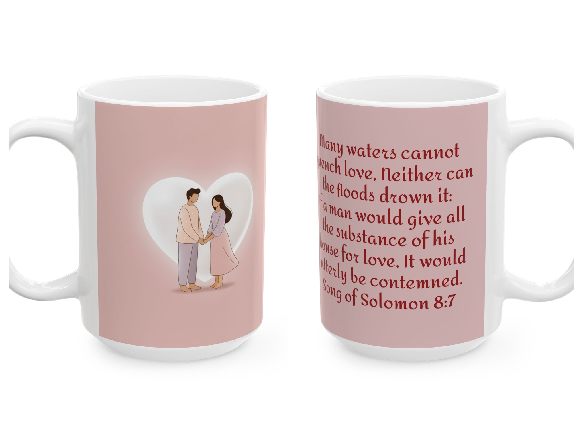 Pink Ceramic Valentine Day Mug product thumbnail image Pink Ceramic Valentine Day Mug product thumbnail image