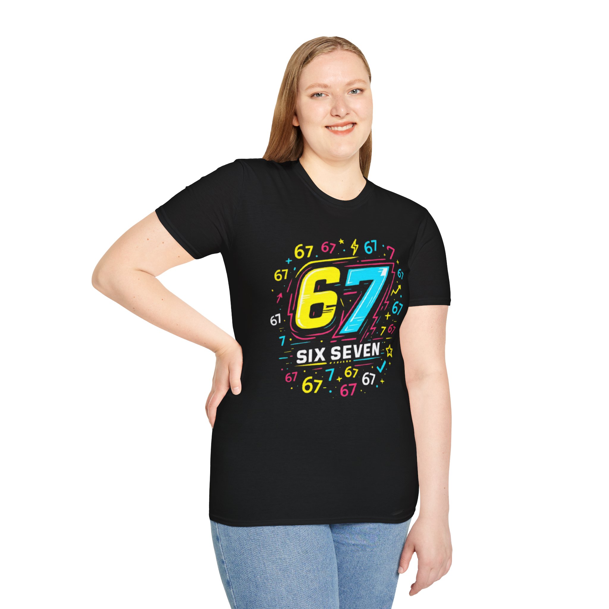 Unisex T-Shirt SIX SEVEN MEME product thumbnail image