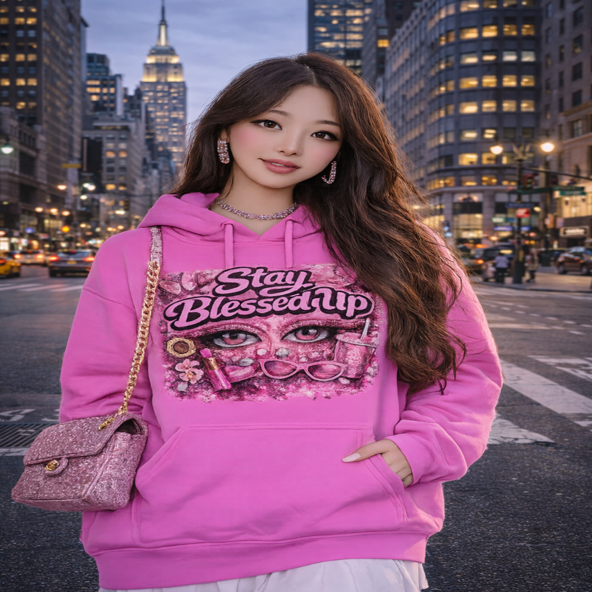 "Stay Bless Graphic Hoodie product thumbnail image "Stay Bless Graphic Hoodie product thumbnail image