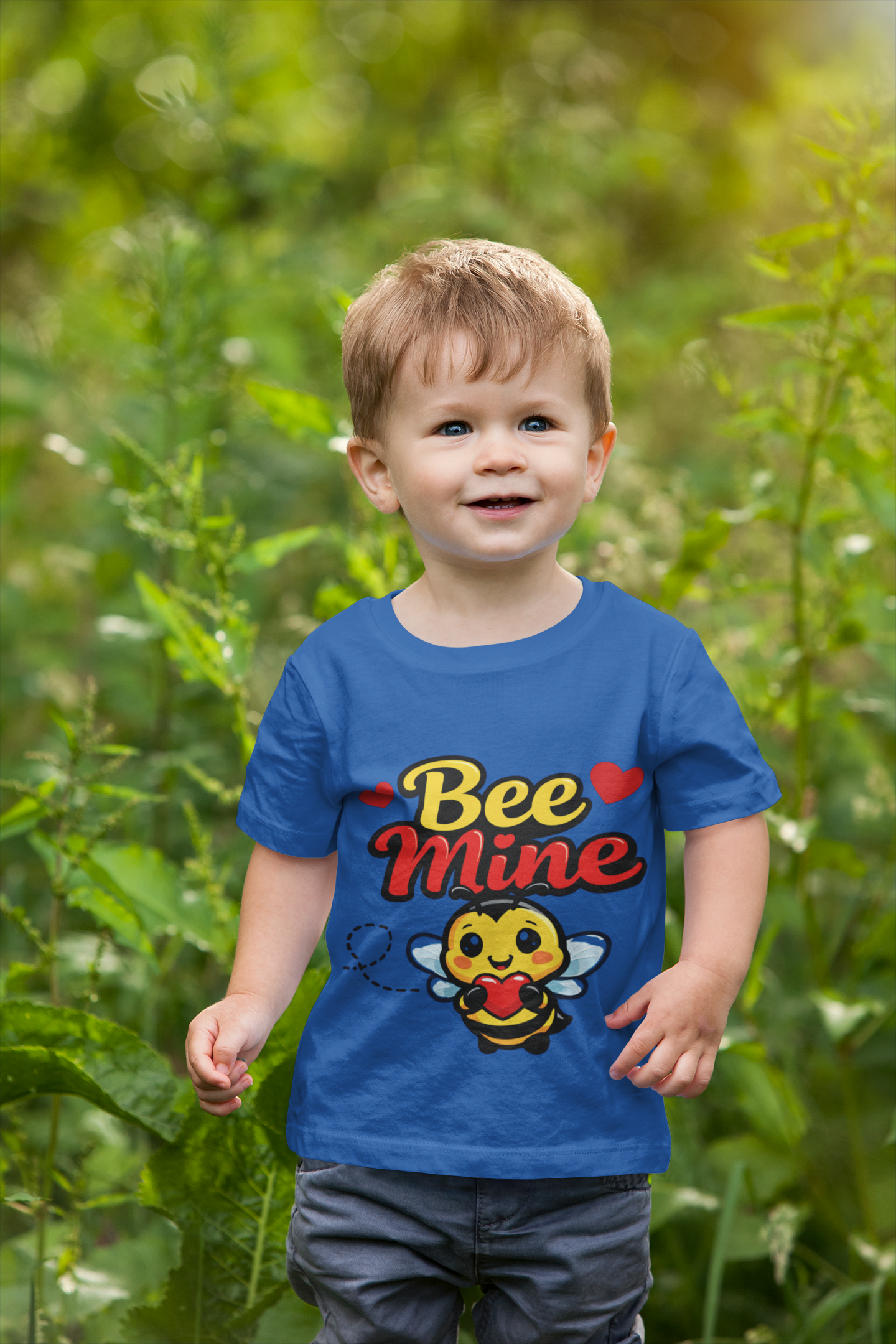 Bee Mine Toddler T-Shirt — Cute Valentine’s Day Bee Tee for Kids product thumbnail image