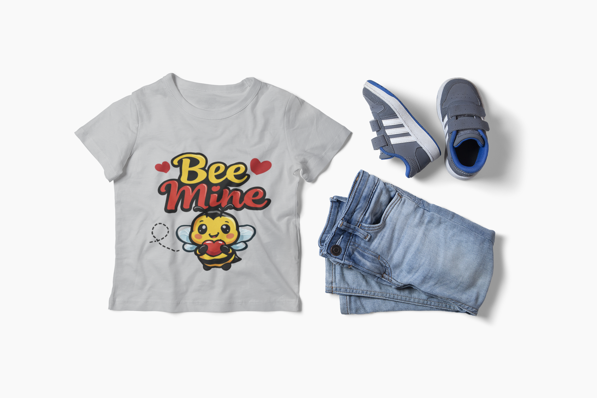 Bee Mine Toddler T-Shirt — Cute Valentine’s Day Bee Tee for Kids product thumbnail image Bee Mine Toddler T-Shirt — Cute Valentine’s Day Bee Tee for Kids product thumbnail image