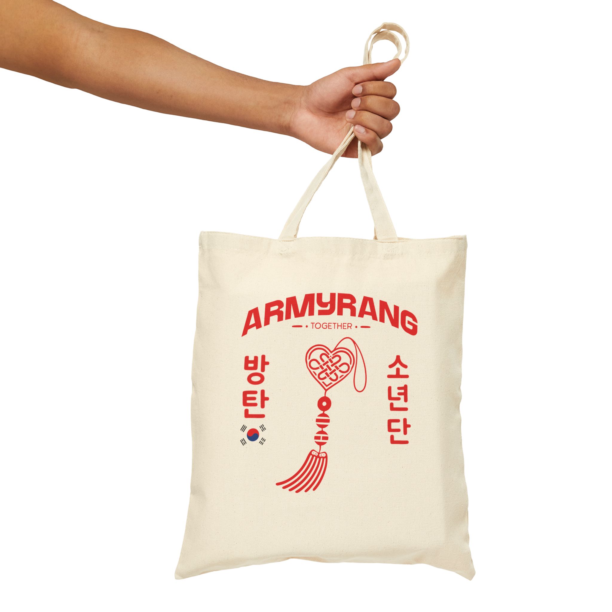 ARMYRANG Cotton Canvas Tote Bag, Printed on FRONT product thumbnail image