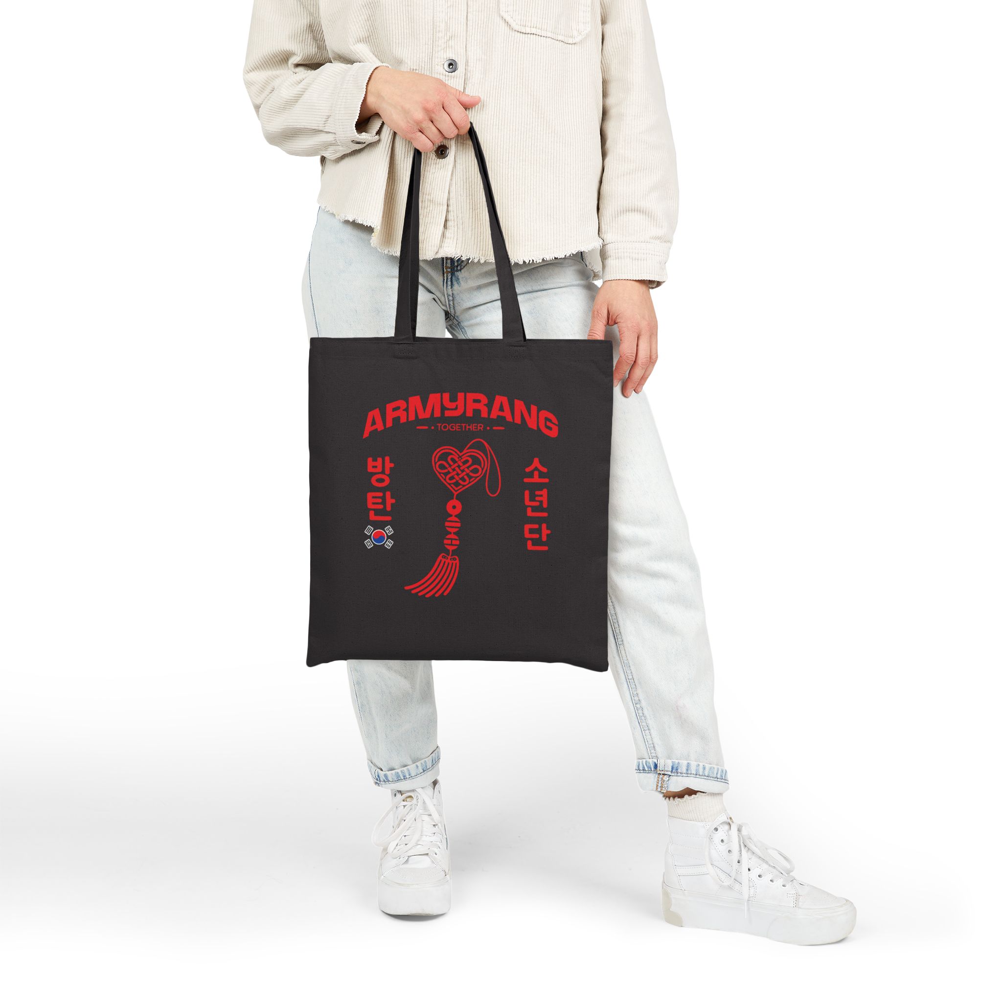 ARMYRANG Cotton Canvas Tote Bag, Printed on FRONT product thumbnail image ARMYRANG Cotton Canvas Tote Bag, Printed on FRONT product thumbnail image