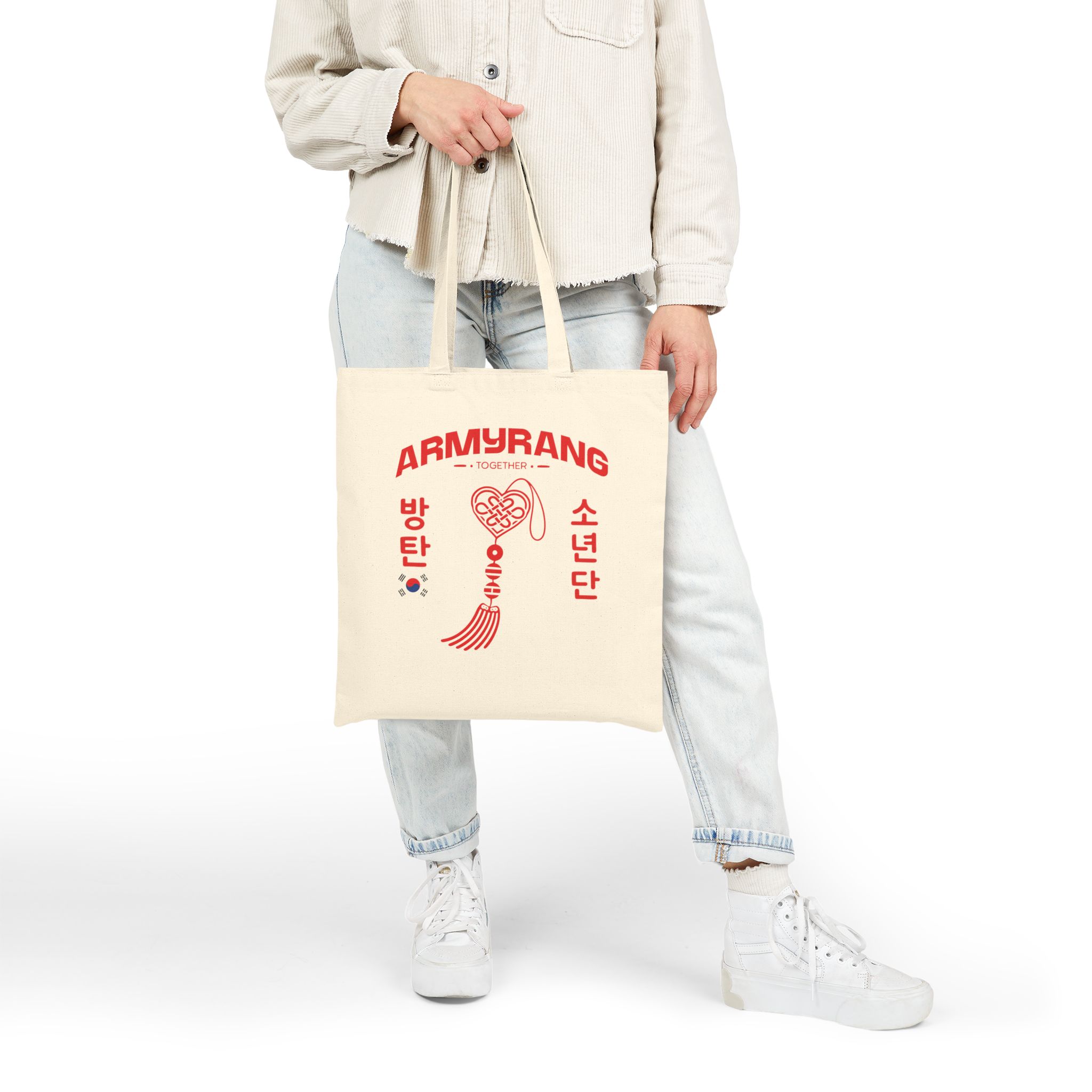 ARMYRANG Cotton Canvas Tote Bag, Printed on FRONT product thumbnail image