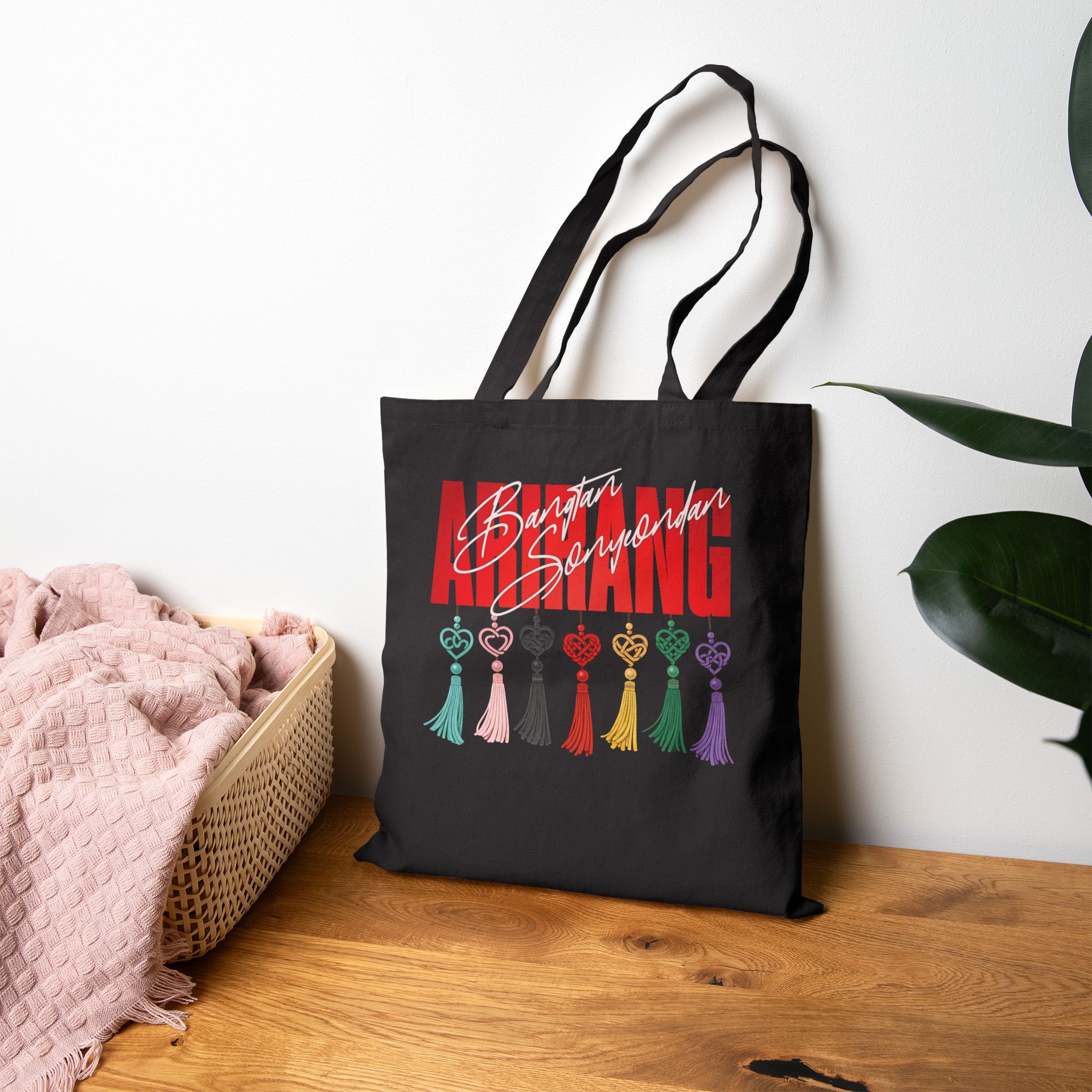 ARIRANG Cotton Canvas Tote Bag, Printed on FRONT product thumbnail image