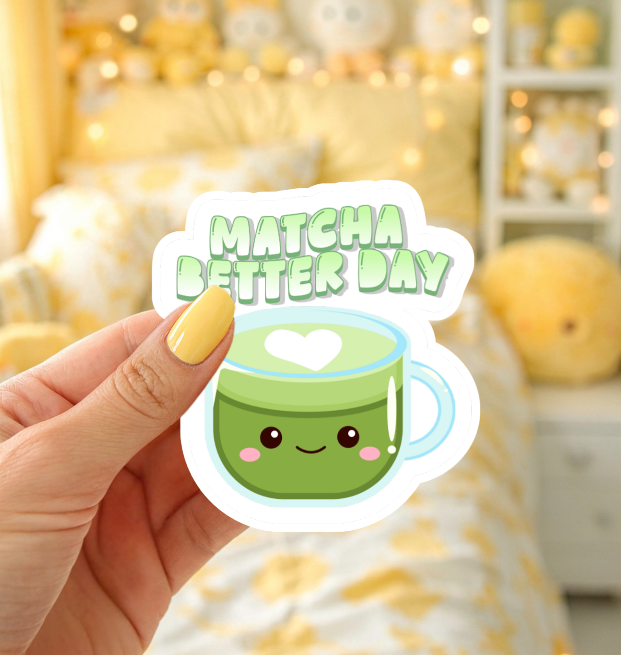Matcha Better Day Sticker