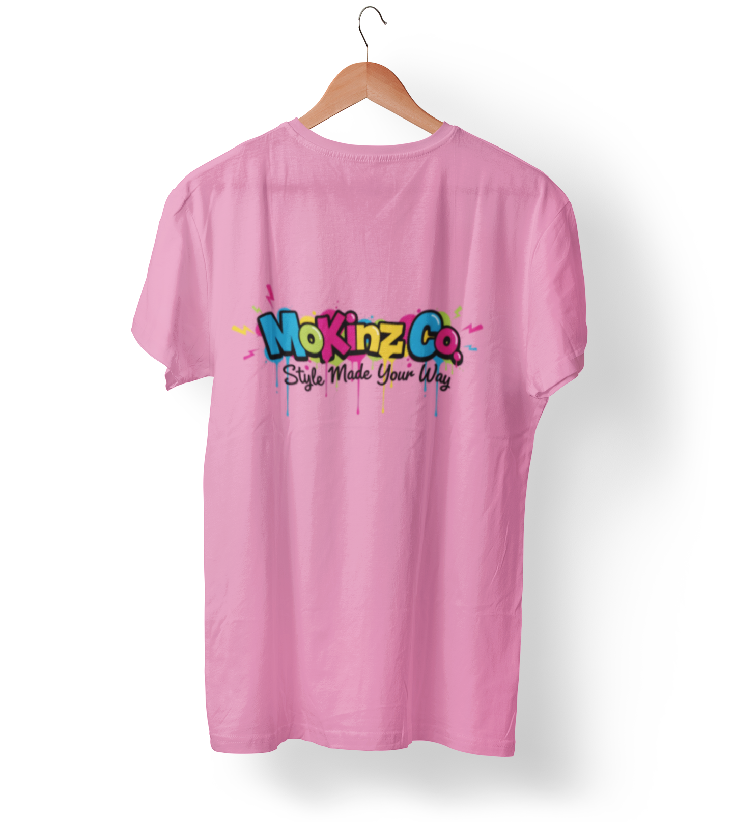 Mokinz Co Logo T-Shirt | Style Made Your Way T-Shirt | QR Back Design product thumbnail image Mokinz Co Logo T-Shirt | Style Made Your Way T-Shirt | QR Back Design product thumbnail image