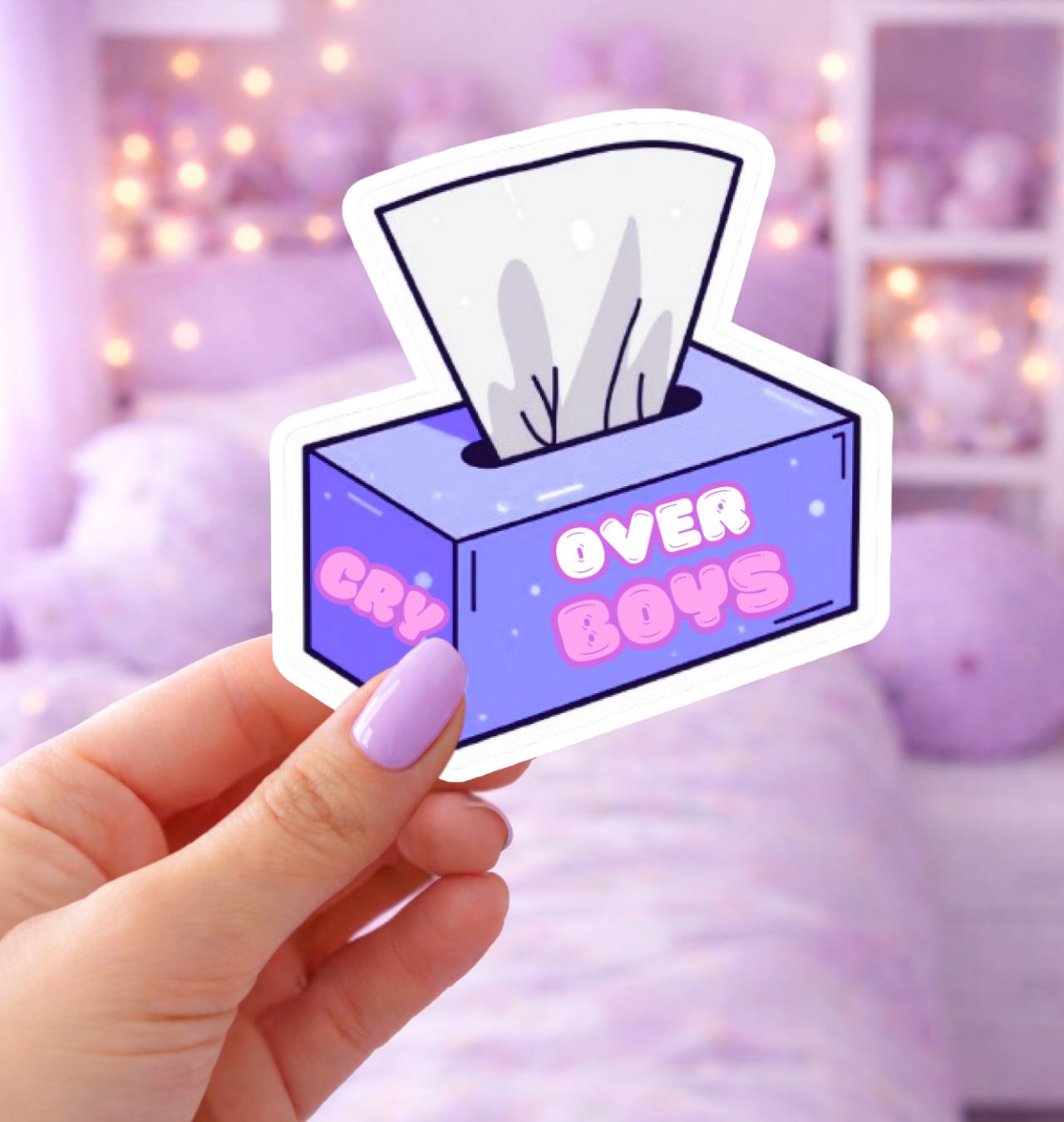 Cry Over Boys Sticker
