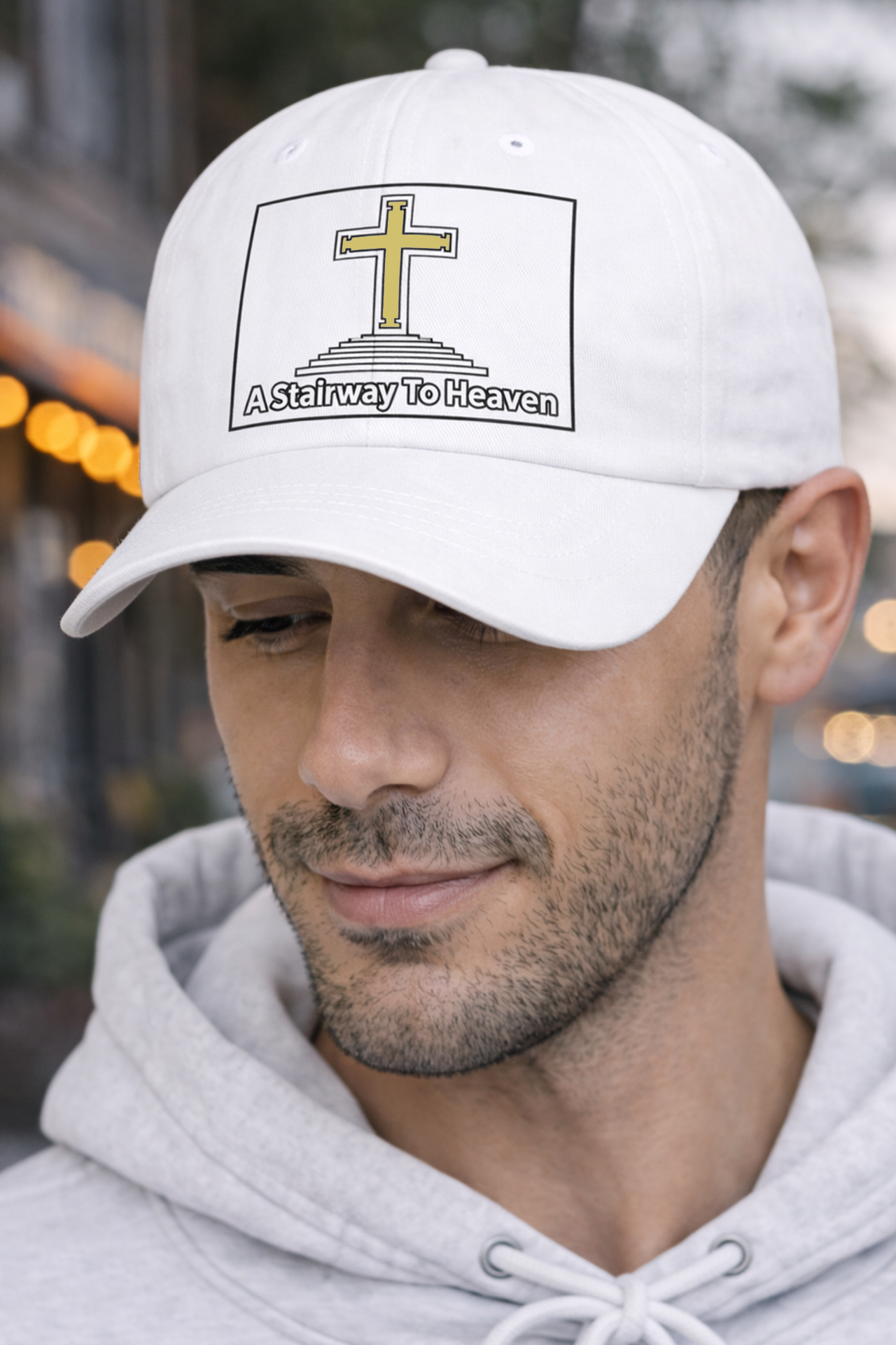 A Stairway To Heaven - Chrisitan Dad Cap product thumbnail image A Stairway To Heaven - Chrisitan Dad Cap product thumbnail image