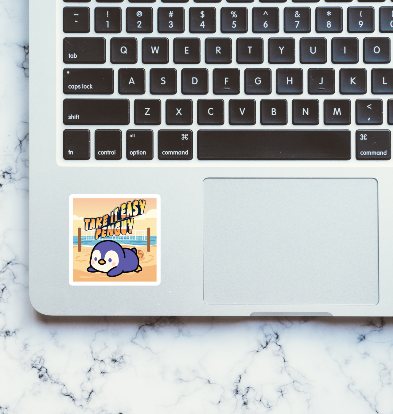 Take it Easy Penguy Sticker product thumbnail image