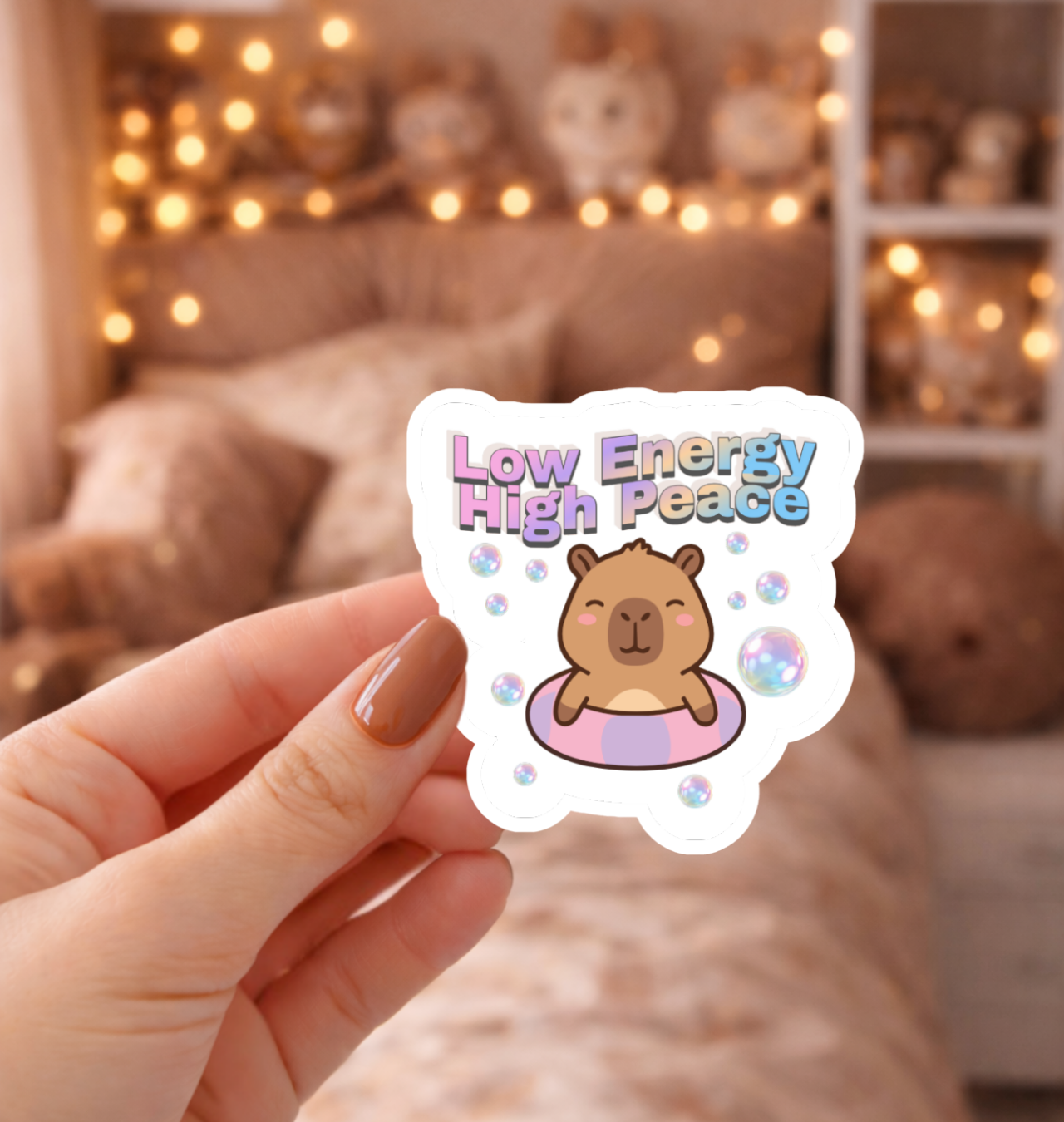 Low Energy, High Peace Sticker product thumbnail image Low Energy, High Peace Sticker product thumbnail image