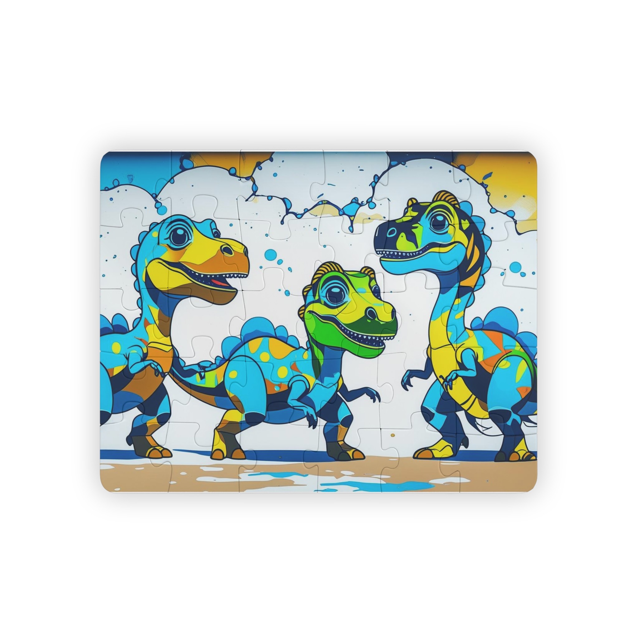 Dinosaur Jigsaw (USA Deliveries) — Colourful Cartoon Dino Playtime product thumbnail image