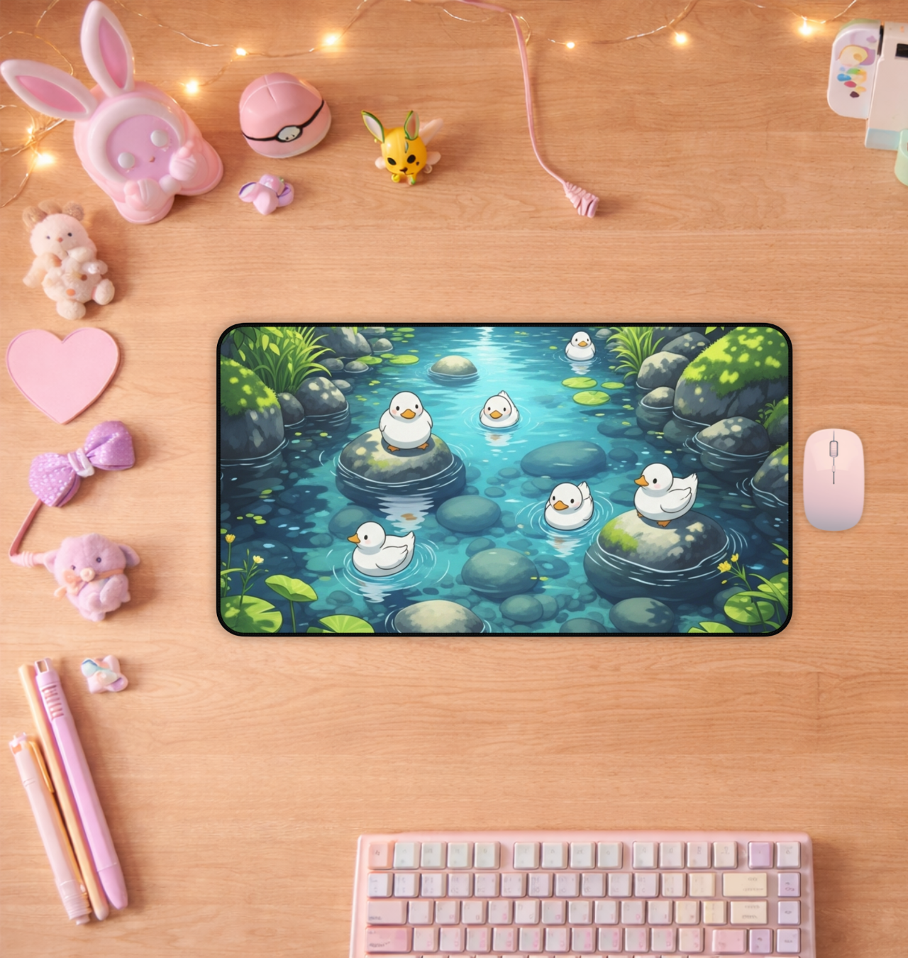 Duckling Pond Serenity Desk Mat product thumbnail image
