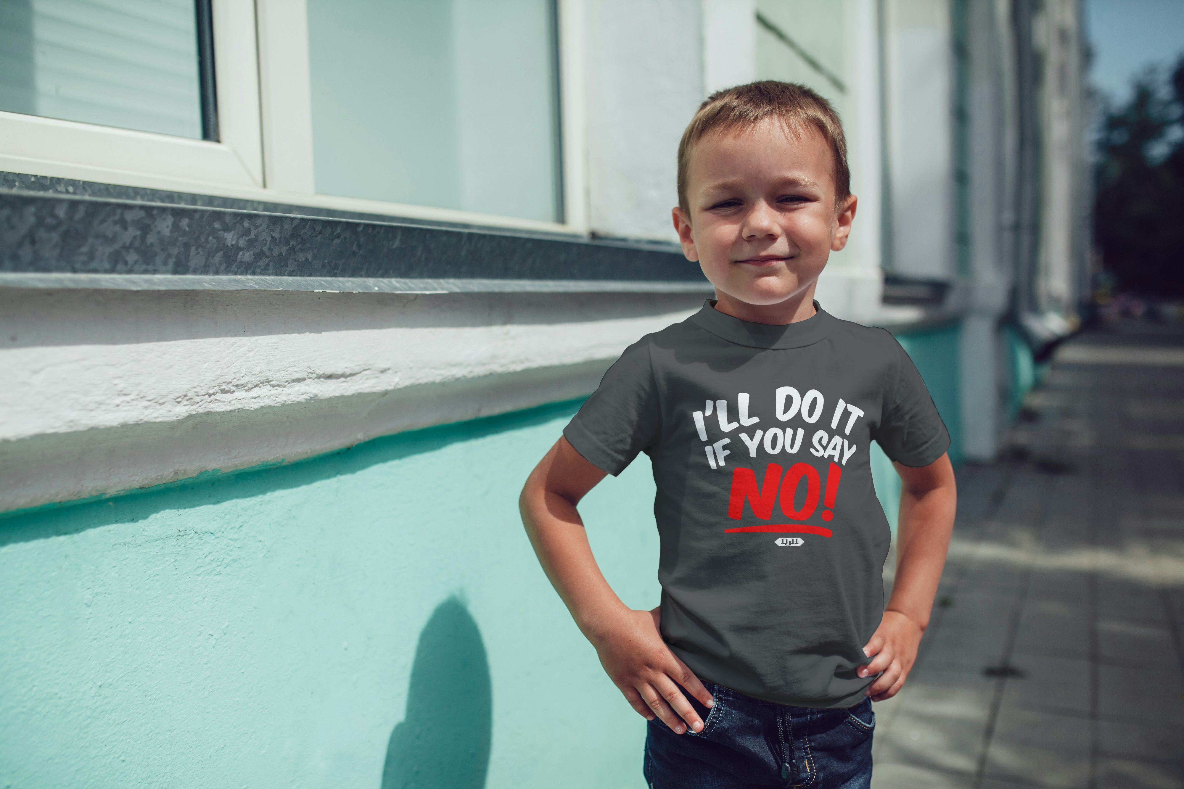 Toddler Mode | "I'll Do It If You Say NO!" Funny Kids Graphic Tee product thumbnail image