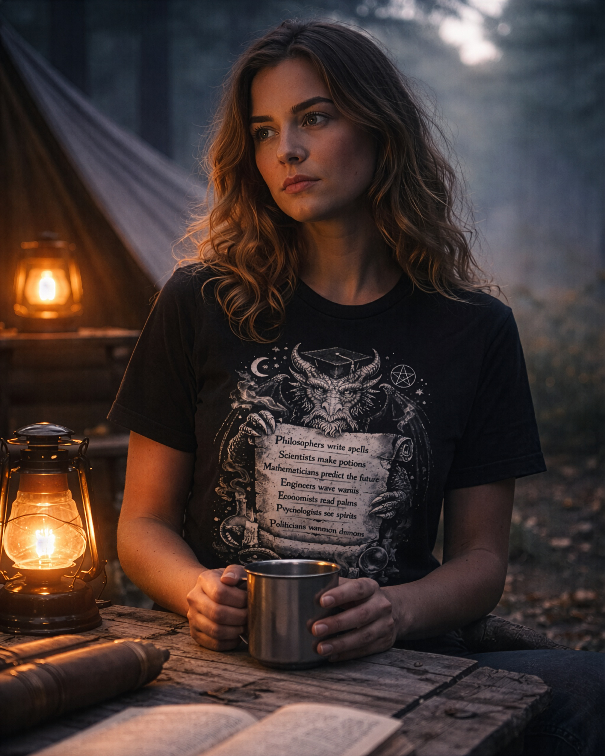 Philosophical Dragon, US Stock - Unisex T‑Shirt product thumbnail image