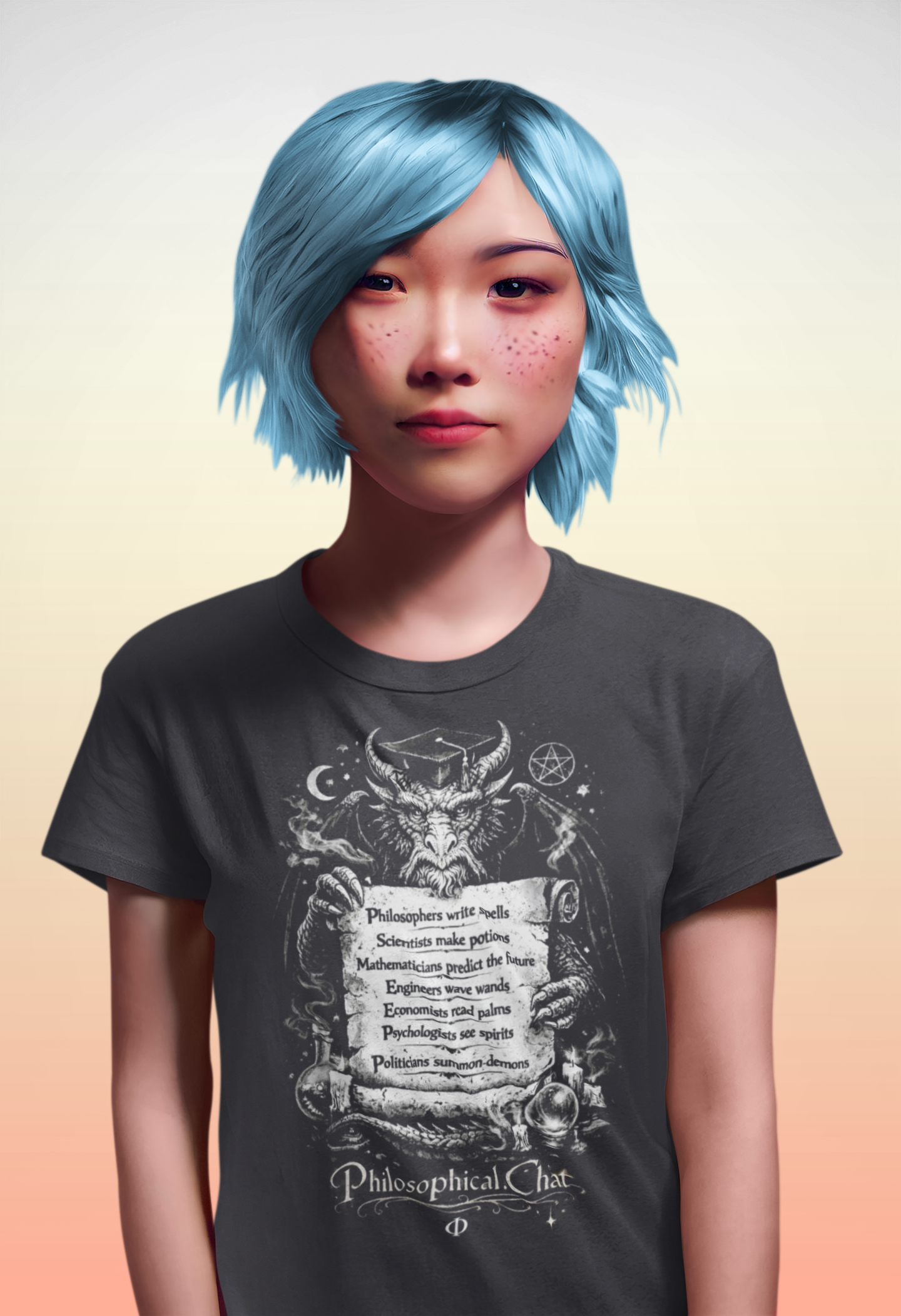 Philosophical Dragon, US Stock - Unisex T‑Shirt product thumbnail image Philosophical Dragon, US Stock - Unisex T‑Shirt product thumbnail image