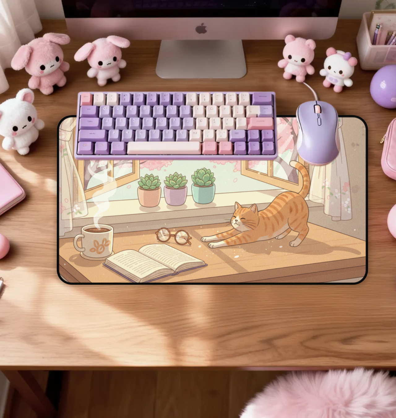 Sakura Dreams Desk Mat product thumbnail image Sakura Dreams Desk Mat product thumbnail image