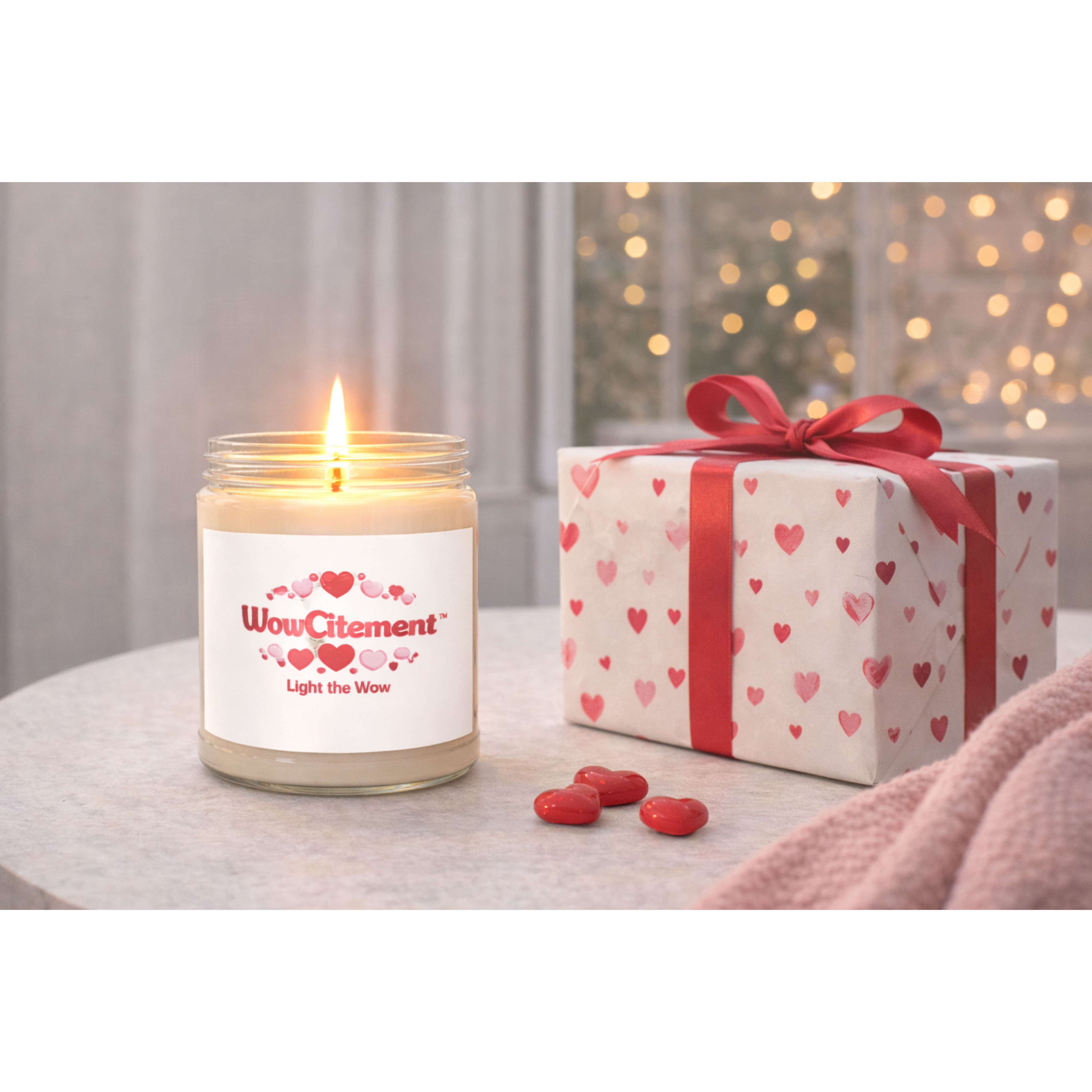 Light the Wow™ – Valentine Scented Candle | Cozy Home Fragrance Gift for Her or Him product thumbnail image Light the Wow™ – Valentine Scented Candle | Cozy Home Fragrance Gift for Her or Him product thumbnail image