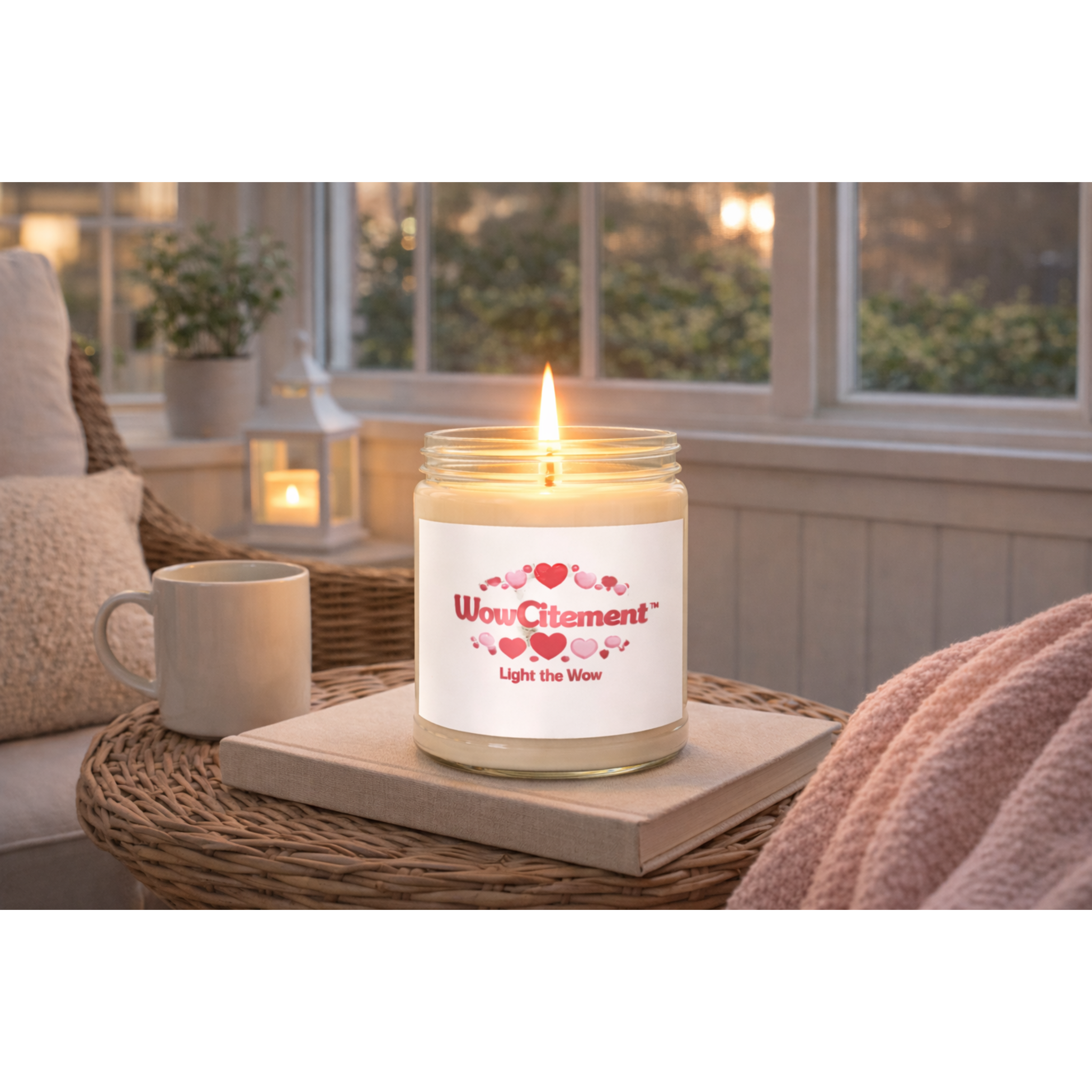 Light the Wow™ – Valentine Scented Candle | Cozy Home Fragrance Gift for Her or Him product thumbnail image