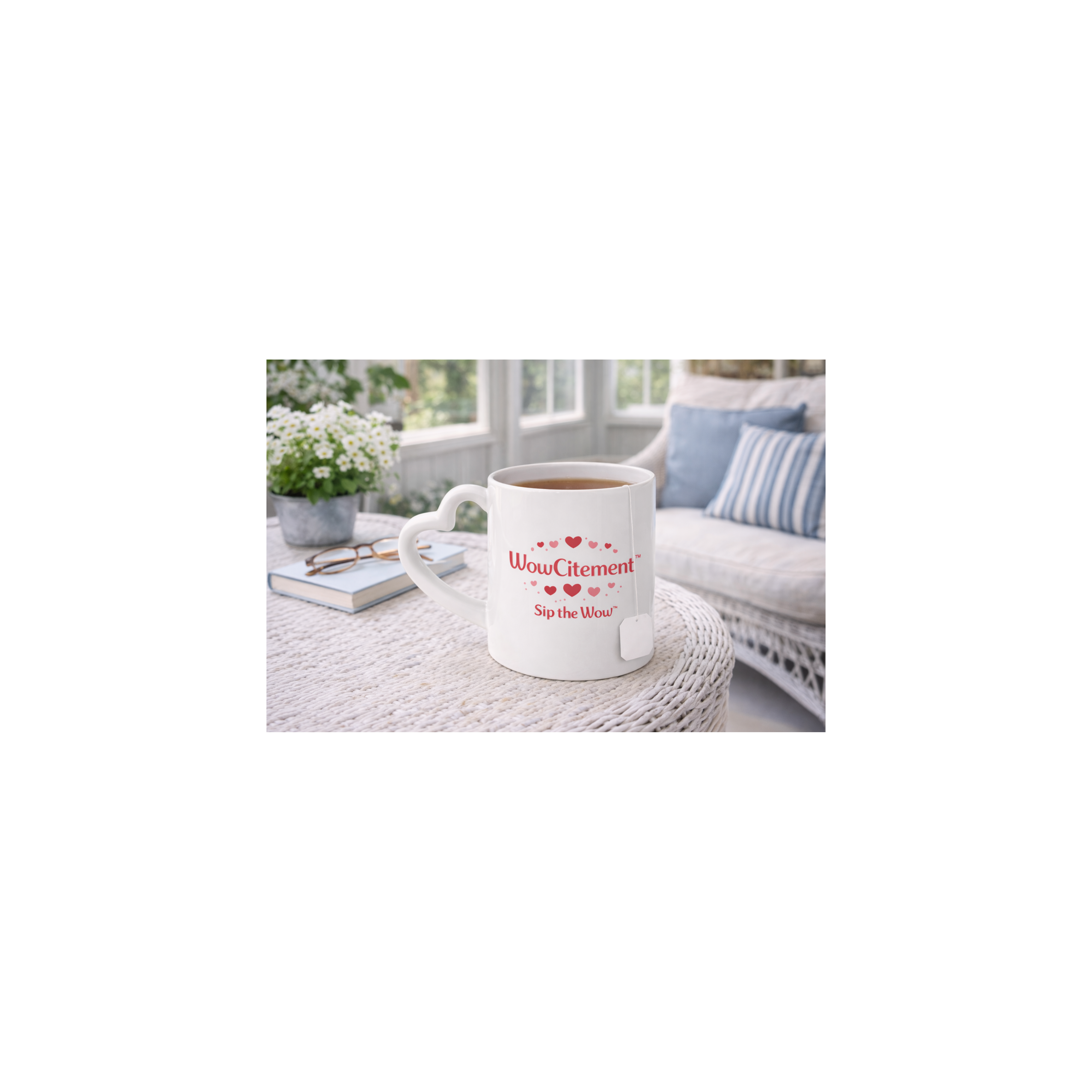 Sip the Wow™ – Heart-Handle Valentine Coffee Mug (11oz) | Romantic Gift for Valentine’s Day product thumbnail image Sip the Wow™ – Heart-Handle Valentine Coffee Mug (11oz) | Romantic Gift for Valentine’s Day product thumbnail image