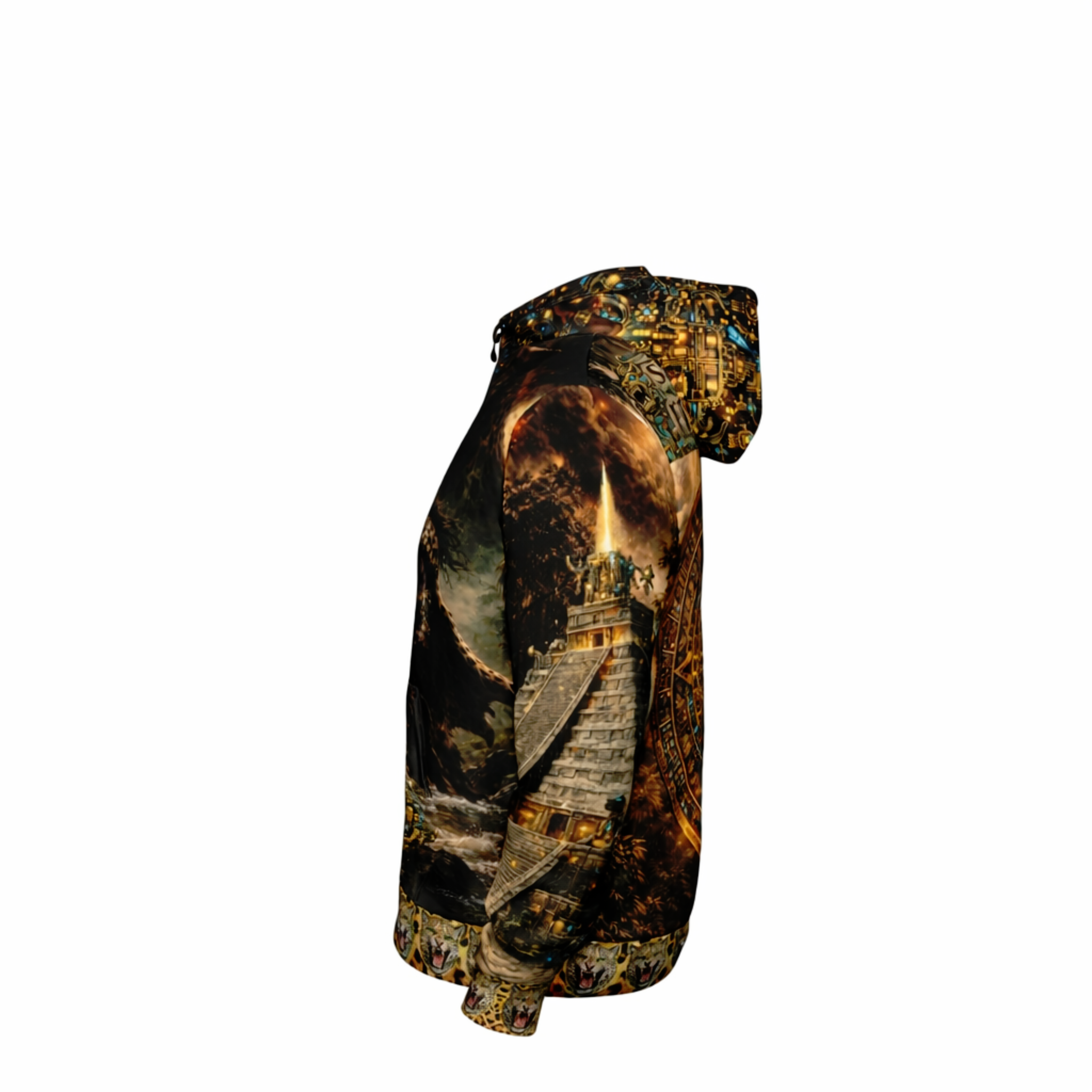 Spirits of the Empire: Jaguar Warrior Men's Hoodie product thumbnail image Spirits of the Empire: Jaguar Warrior Men's Hoodie product thumbnail image