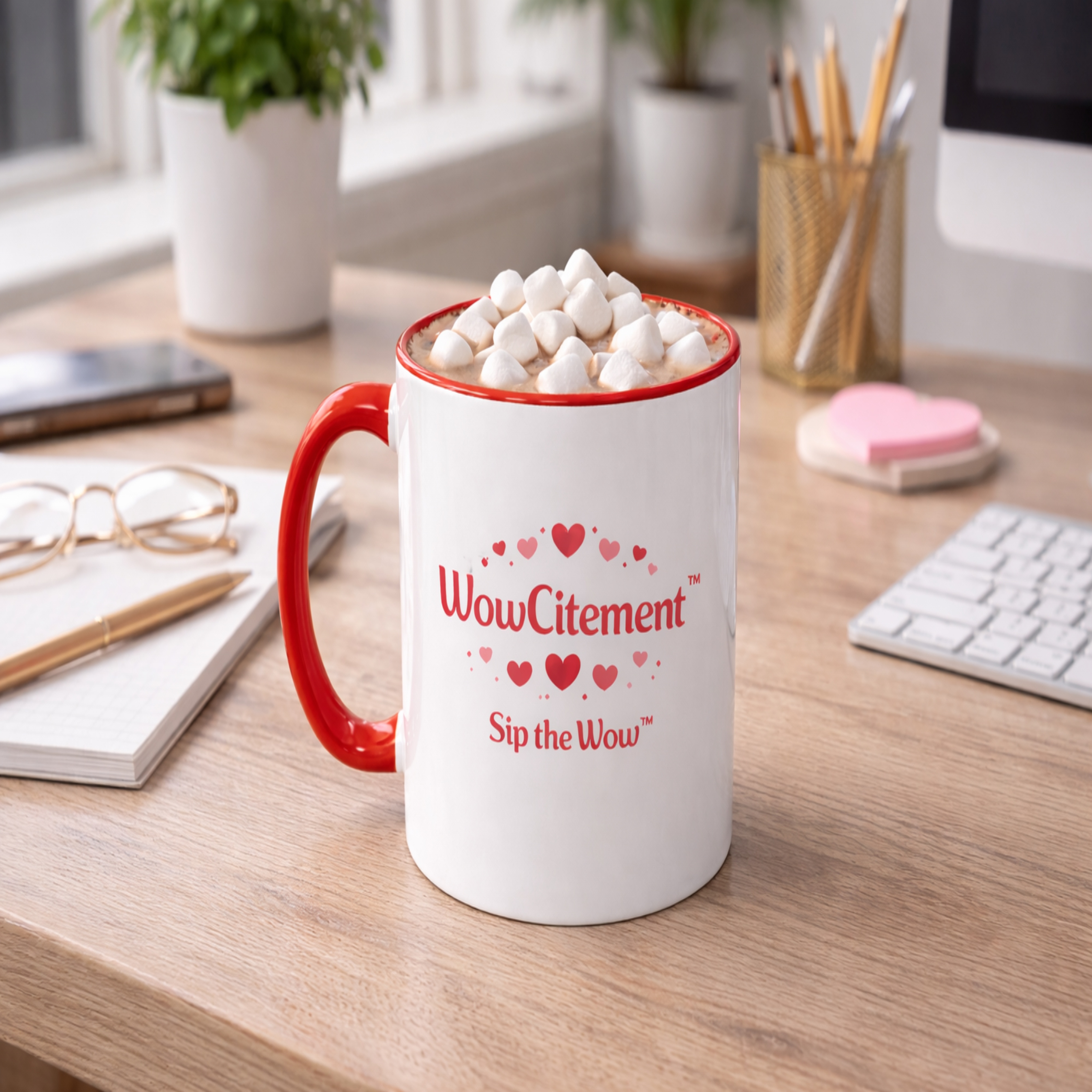 Sip the Wow!™ – Valentine Coffee Cup (11oz) | Cute and Romantic Gift Mug for Her or Him | Dishwasher & Microwave Safe Ceramic Mug product thumbnail image Sip the Wow!™ – Valentine Coffee Cup (11oz) | Cute and Romantic Gift Mug for Her or Him | Dishwasher & Microwave Safe Ceramic Mug product thumbnail image