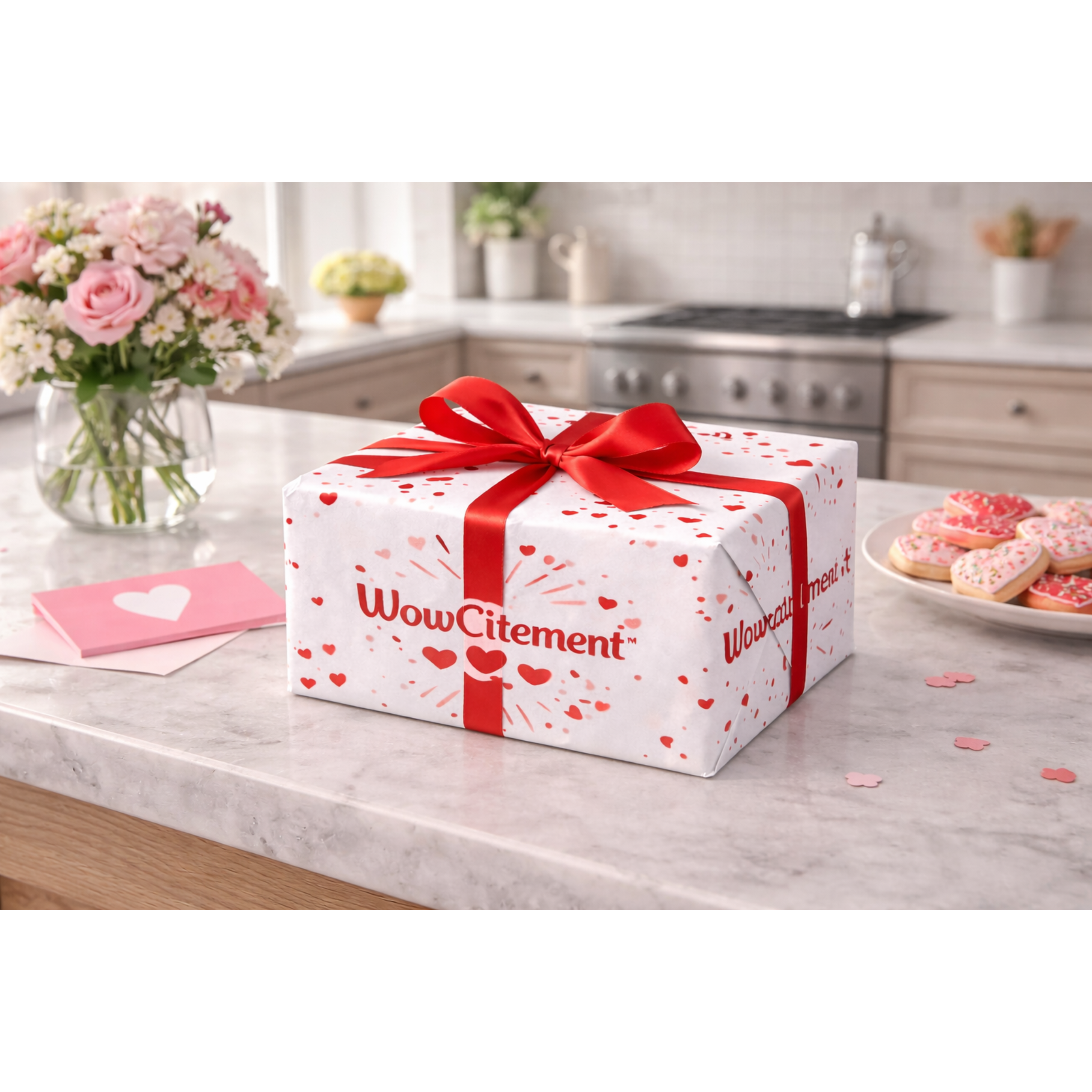 Surprise the Wow™ – Premium Valentine’s Gift Wrapping Paper | Romantic Heart Design Wrapping Sheets | Perfect for Gifts & Crafts product thumbnail image Surprise the Wow™ – Premium Valentine’s Gift Wrapping Paper | Romantic Heart Design Wrapping Sheets | Perfect for Gifts & Crafts product thumbnail image