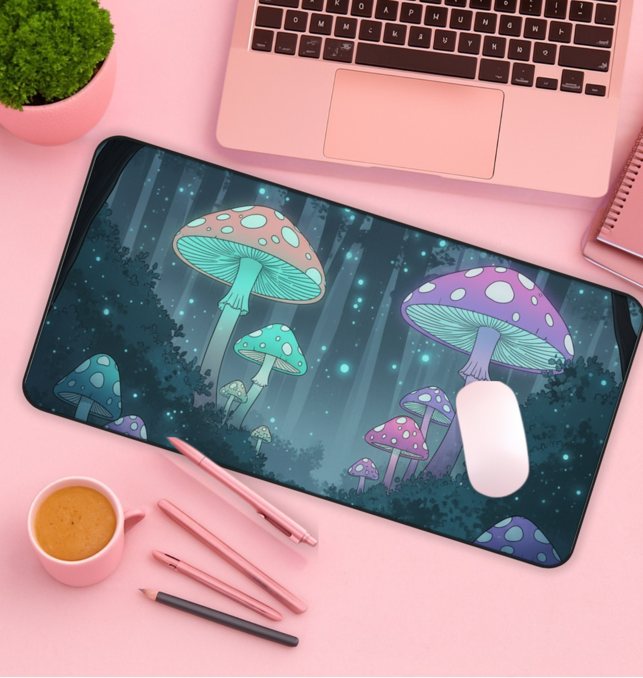 Bioluminescent Grove Desk Mat product thumbnail image