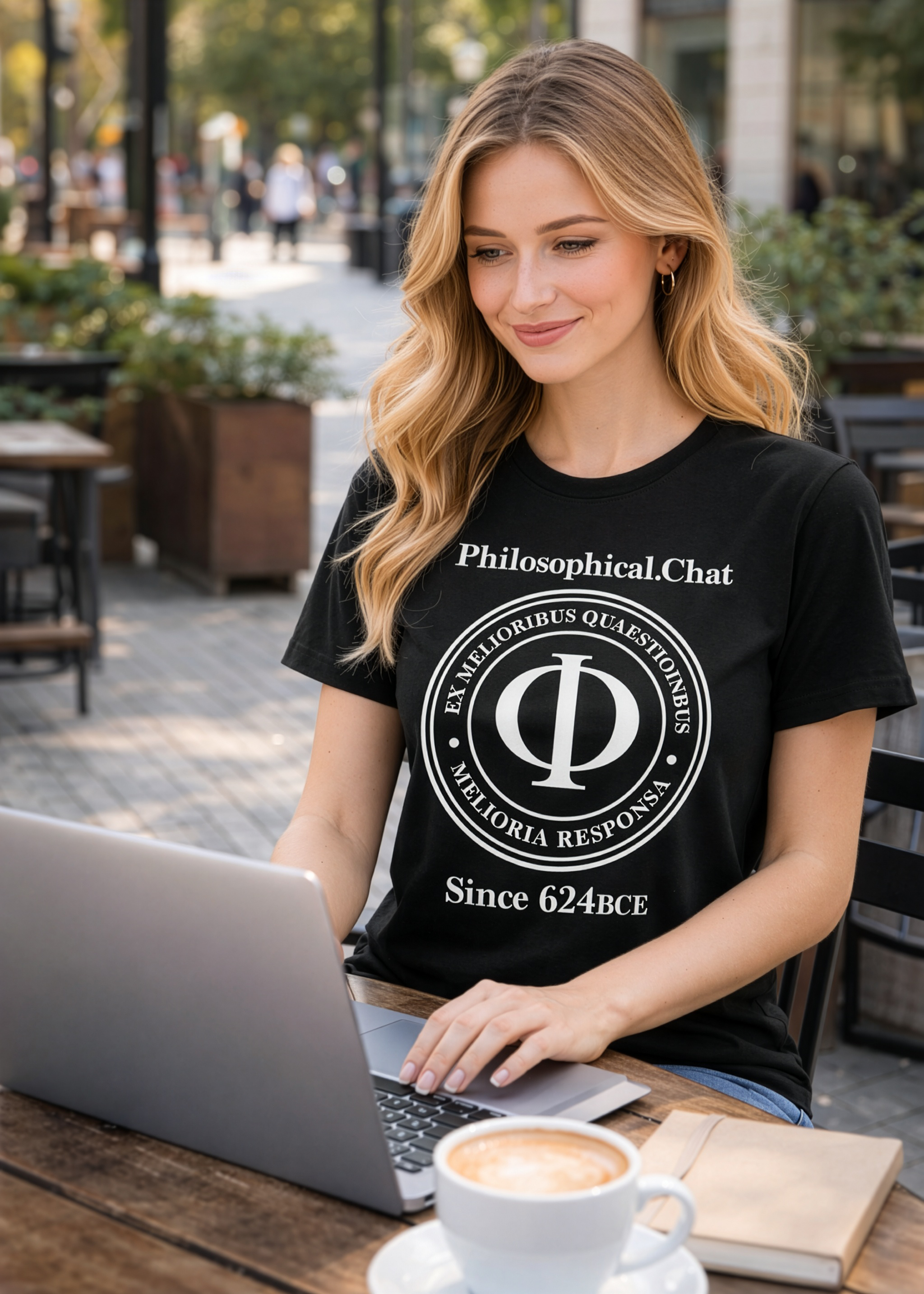 Philosophical Moto, US Stock - Unisex T‑Shirt product thumbnail image Philosophical Moto, US Stock - Unisex T‑Shirt product thumbnail image