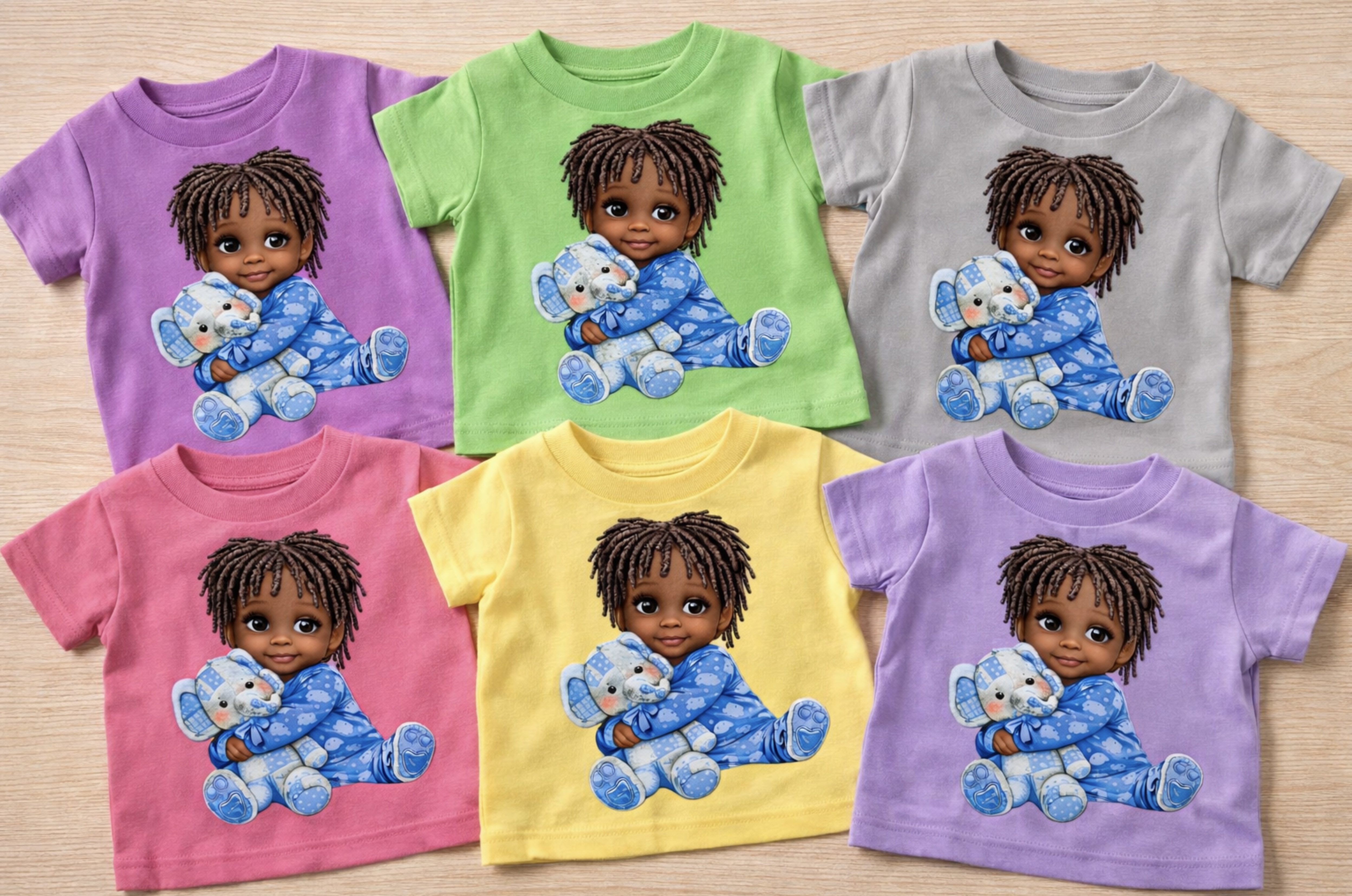 Baby Boy Elephant Toddler Tee product thumbnail image Baby Boy Elephant Toddler Tee product thumbnail image