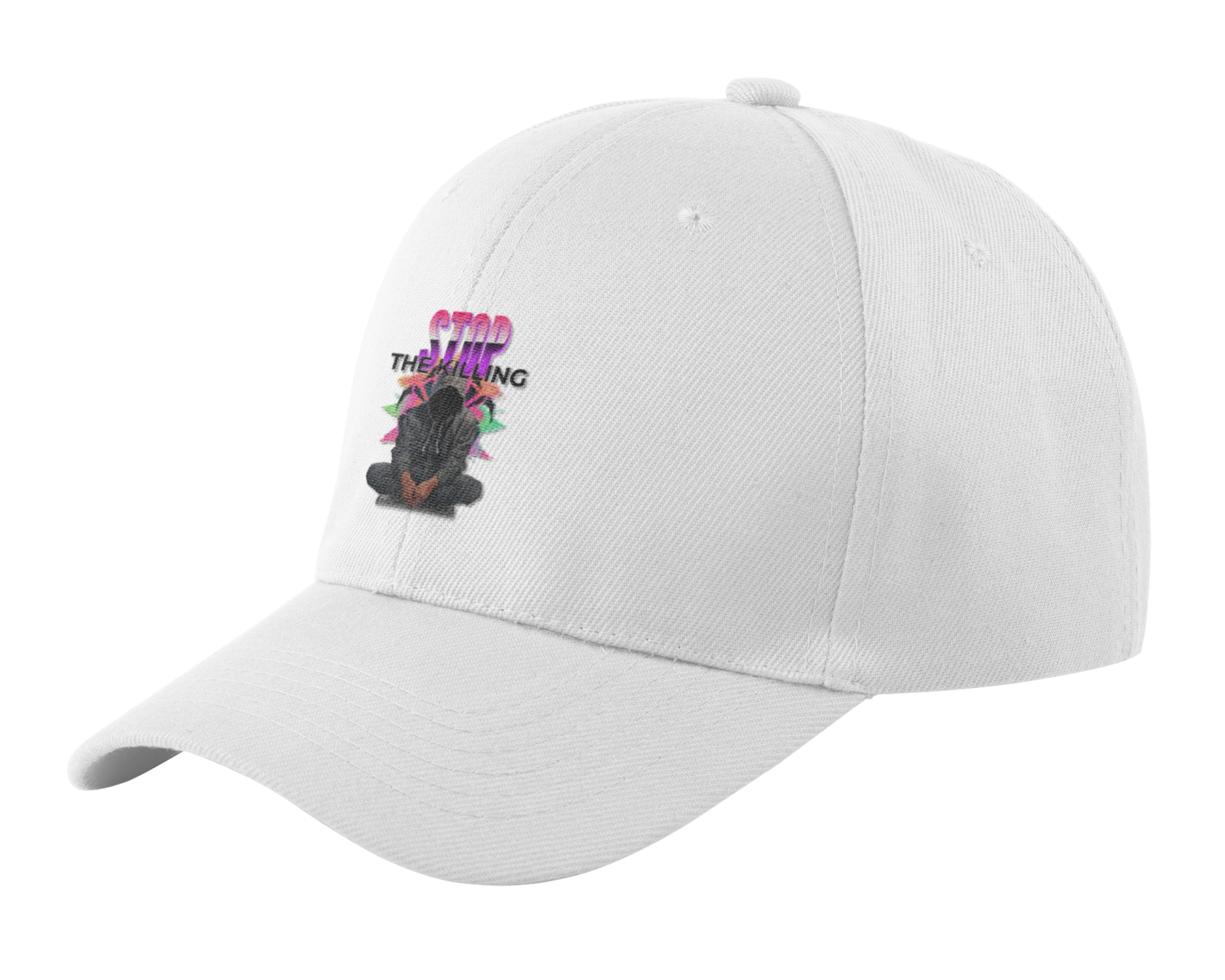 STOP THE KILLING Unisex Dad Cap | Embroidered Statement Hat | Low-Profile Cotton Cap | 5 Color Options | LifeCoachDesigns.shop Exclusive product thumbnail image