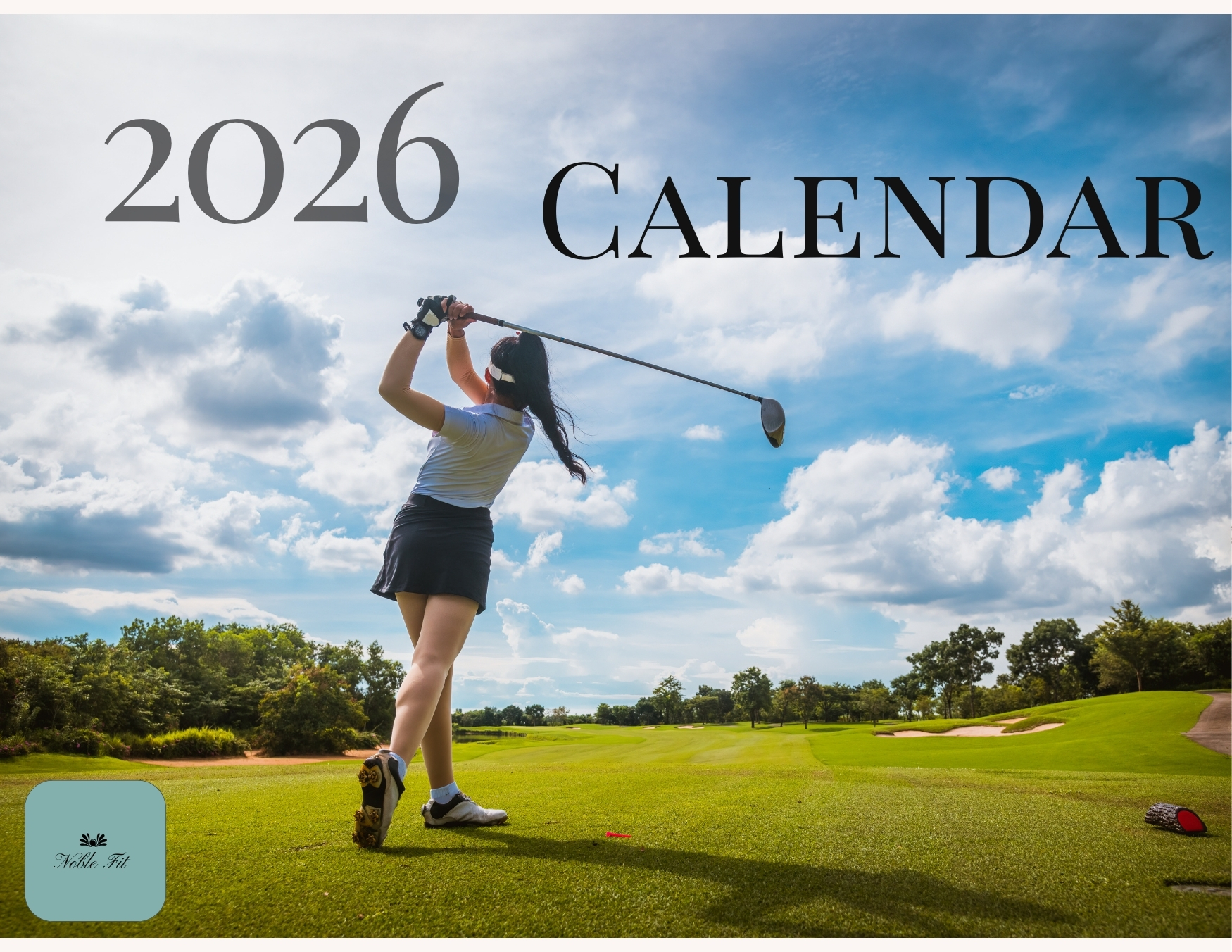 Golf Wall Calendar — Monthly Photo Calendar with Large Note Space (January Design) product thumbnail image Golf Wall Calendar — Monthly Photo Calendar with Large Note Space (January Design) product thumbnail image