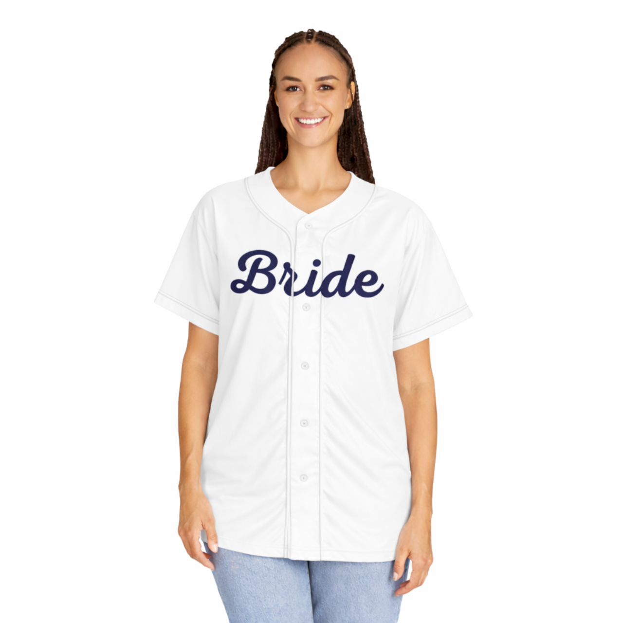 Bride Baseball Jersey - White  product thumbnail image