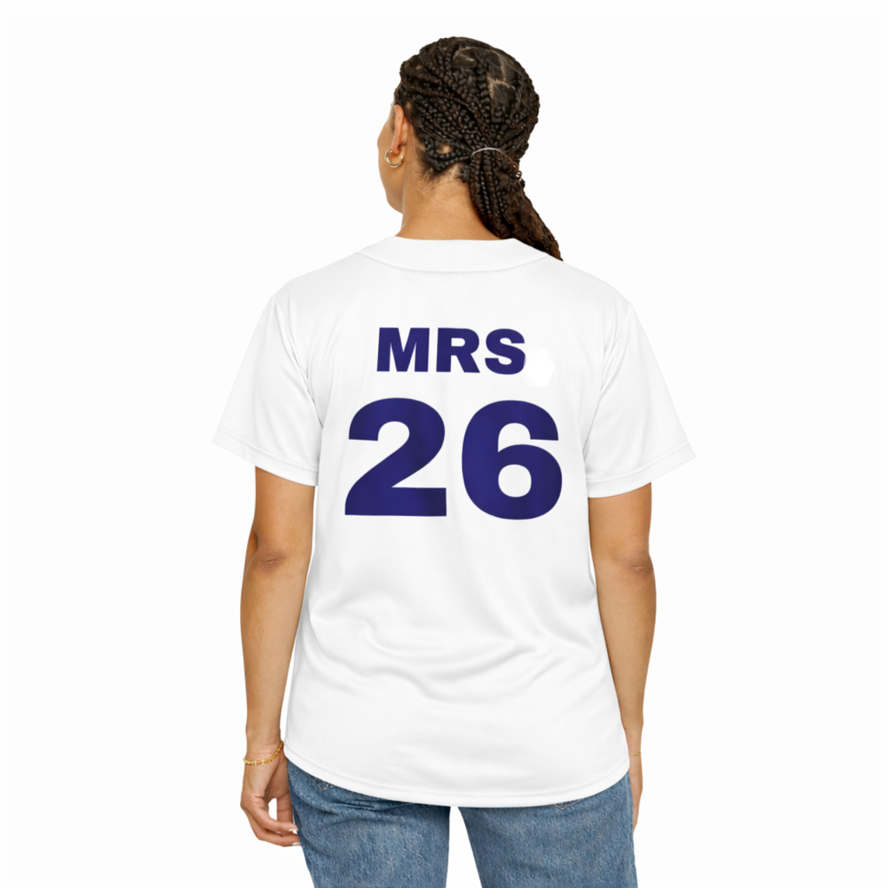 Bride Baseball Jersey - White  product thumbnail image