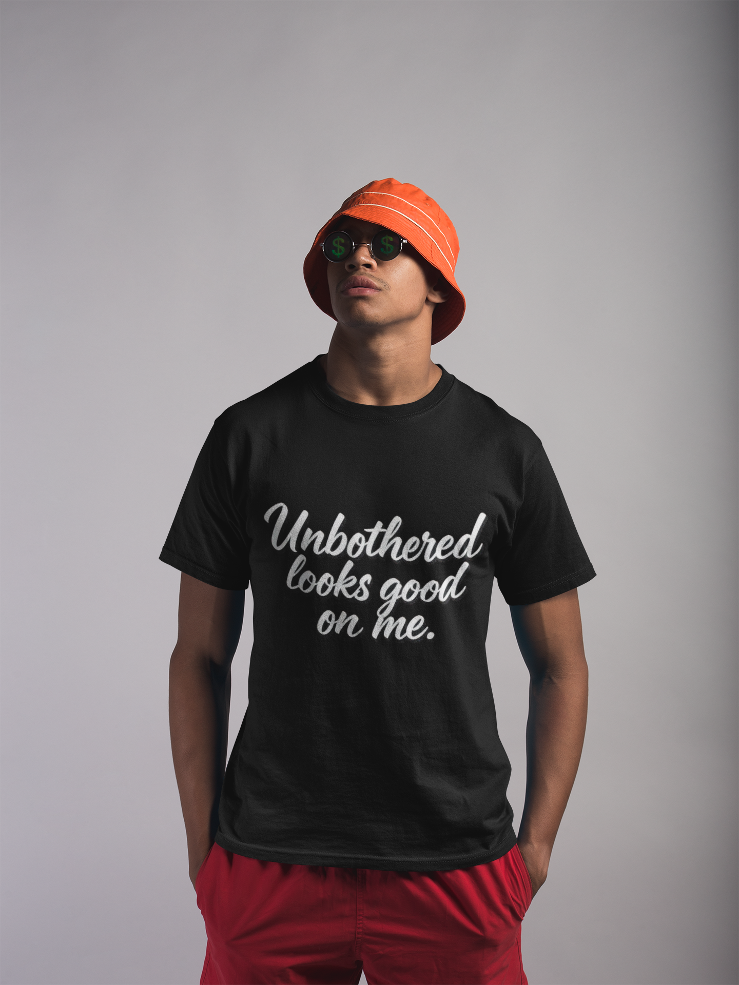 Unbothered T-Shirt - 'Unbothered Looks Good On Me' product thumbnail image Unbothered T-Shirt - 'Unbothered Looks Good On Me' product thumbnail image