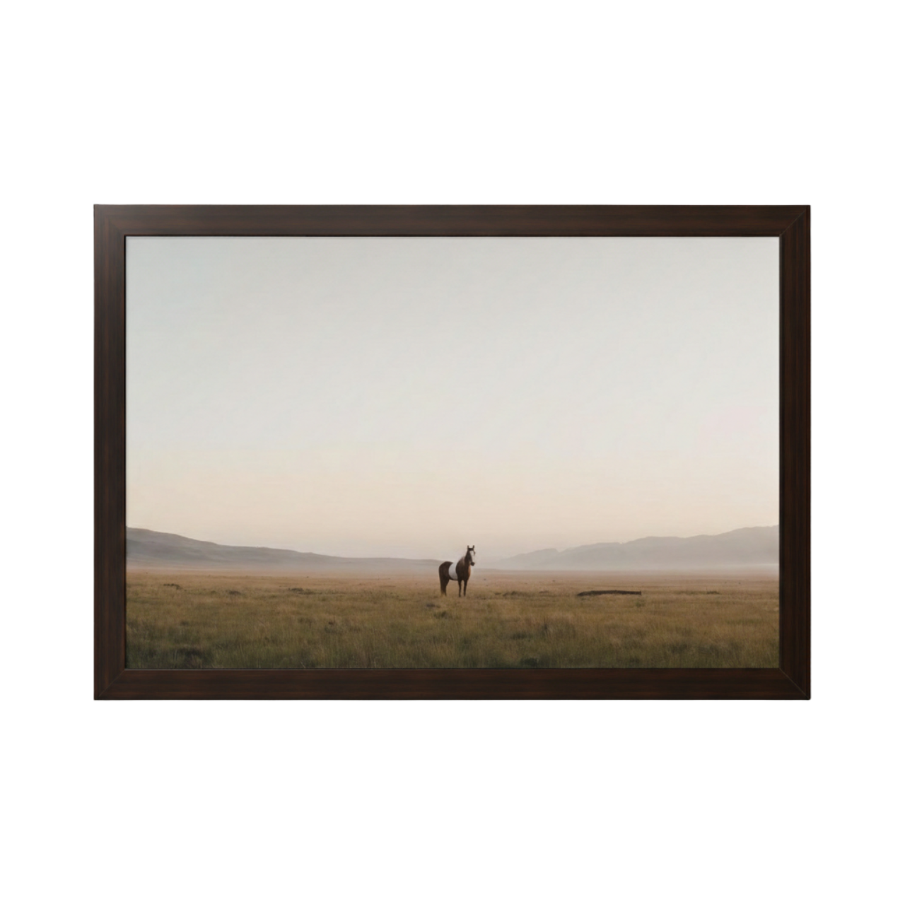 Wild Heart Horse Wall Art, Western Framed Poster product thumbnail image