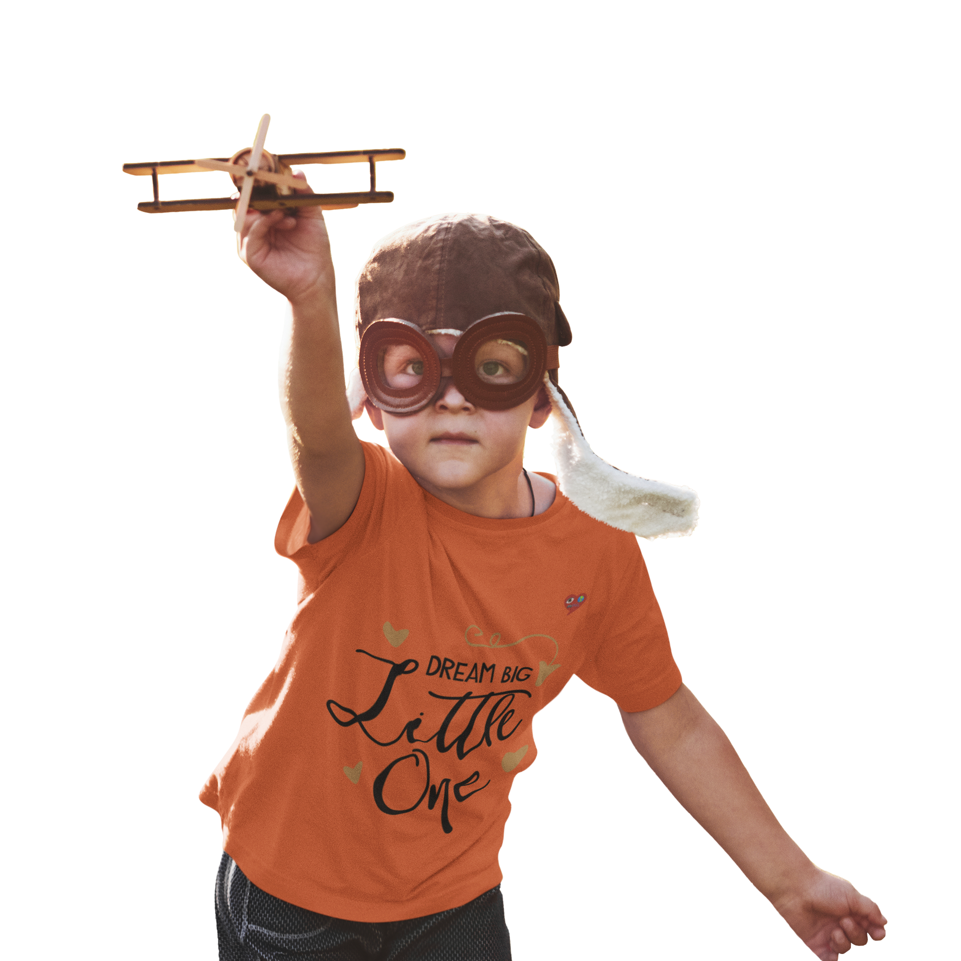 Kids Tee - "Dream Big Little One" Heart Graphic | Cute Inspirational Shirt for Toddlers product thumbnail image Kids Tee - "Dream Big Little One" Heart Graphic | Cute Inspirational Shirt for Toddlers product thumbnail image