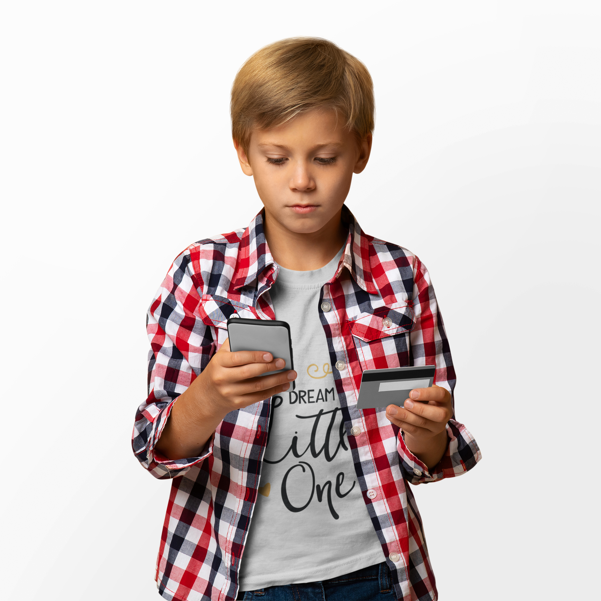 Kids Tee - "Dream Big Little One" Heart Graphic | Cute Inspirational Shirt for Toddlers product thumbnail image Kids Tee - "Dream Big Little One" Heart Graphic | Cute Inspirational Shirt for Toddlers product thumbnail image