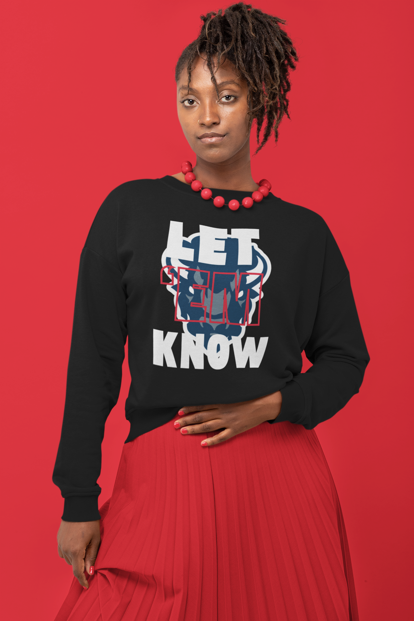 Let 'Em Know Crewneck Sweatshirt  product thumbnail image