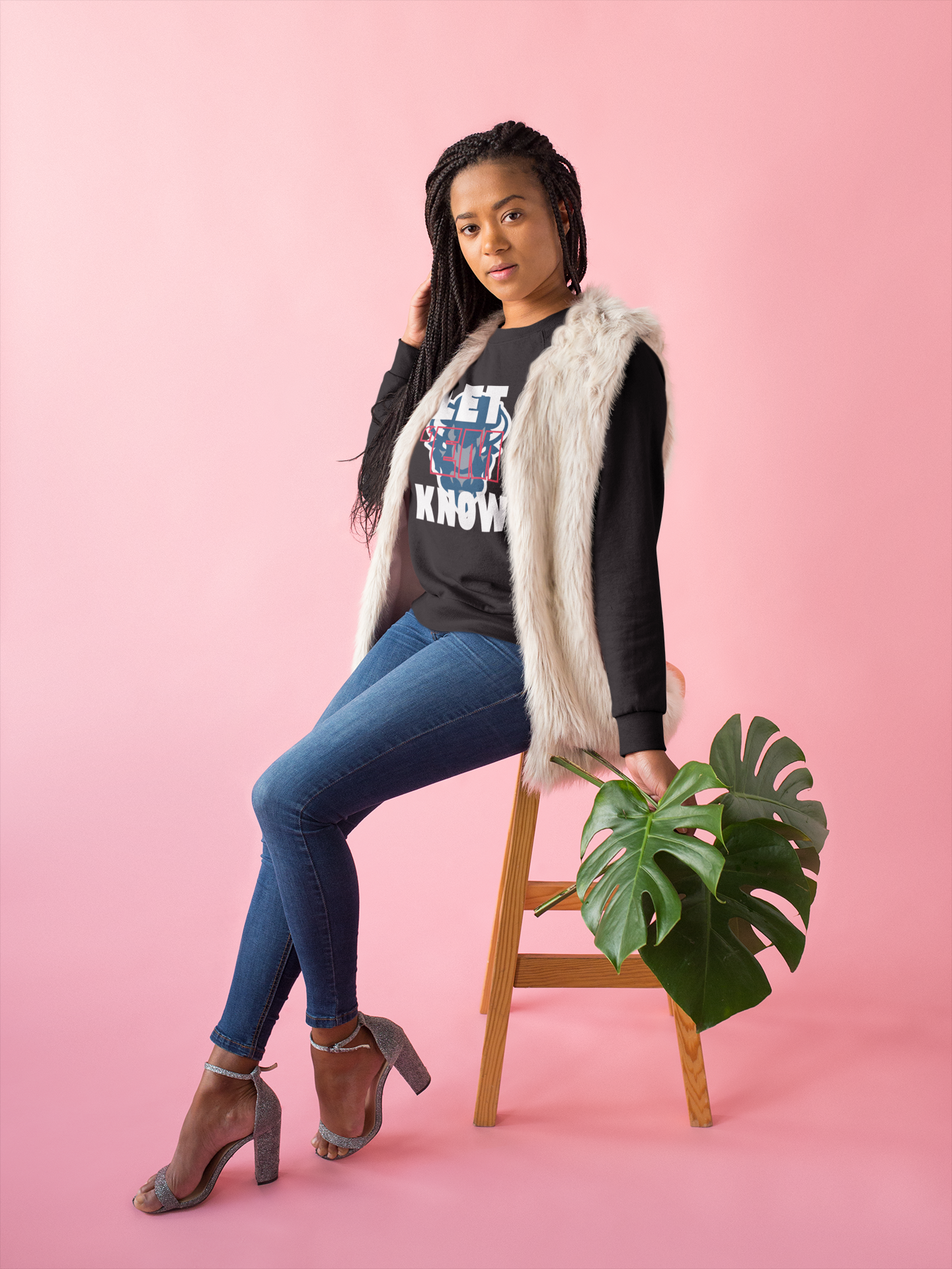 Let 'Em Know Crewneck Sweatshirt  product thumbnail image