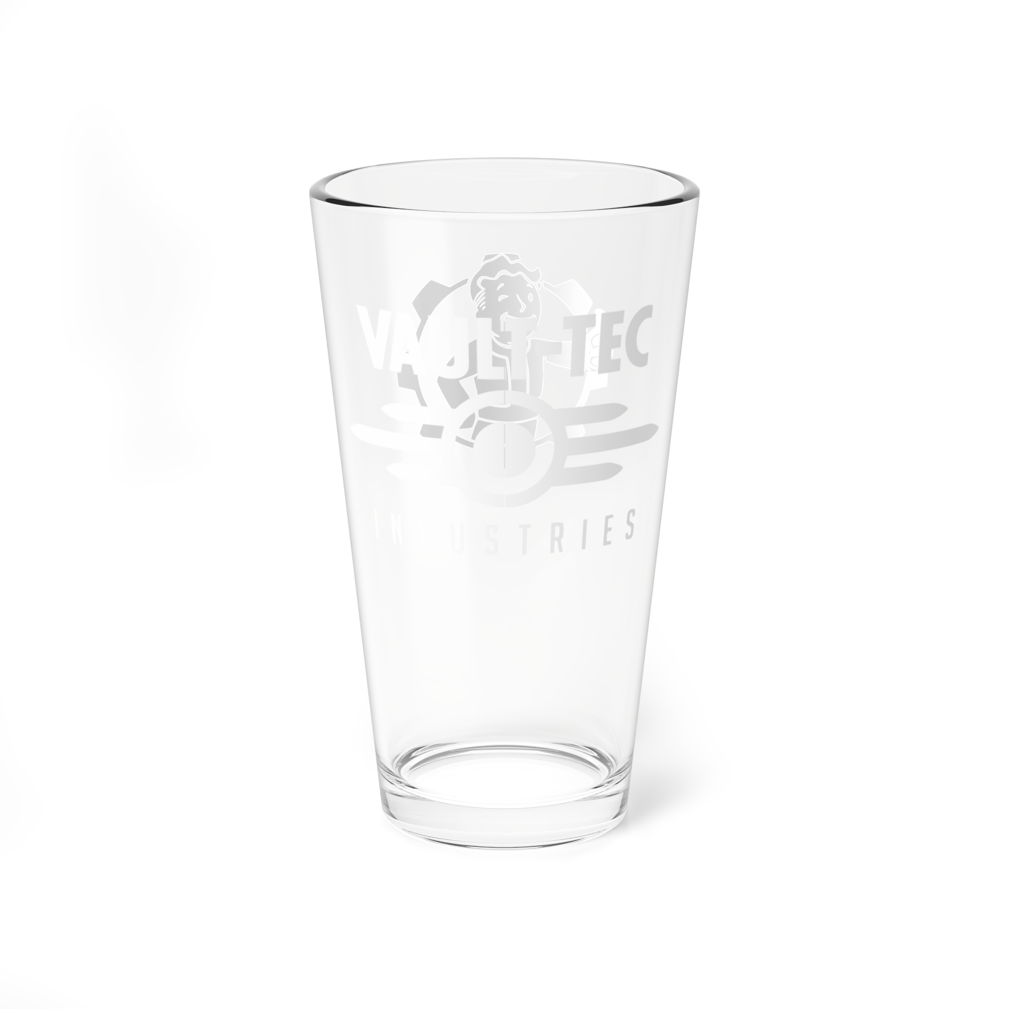 Vault-Tech Pint Glass - Fallout | 16oz Gamer Drinking Glass product thumbnail image