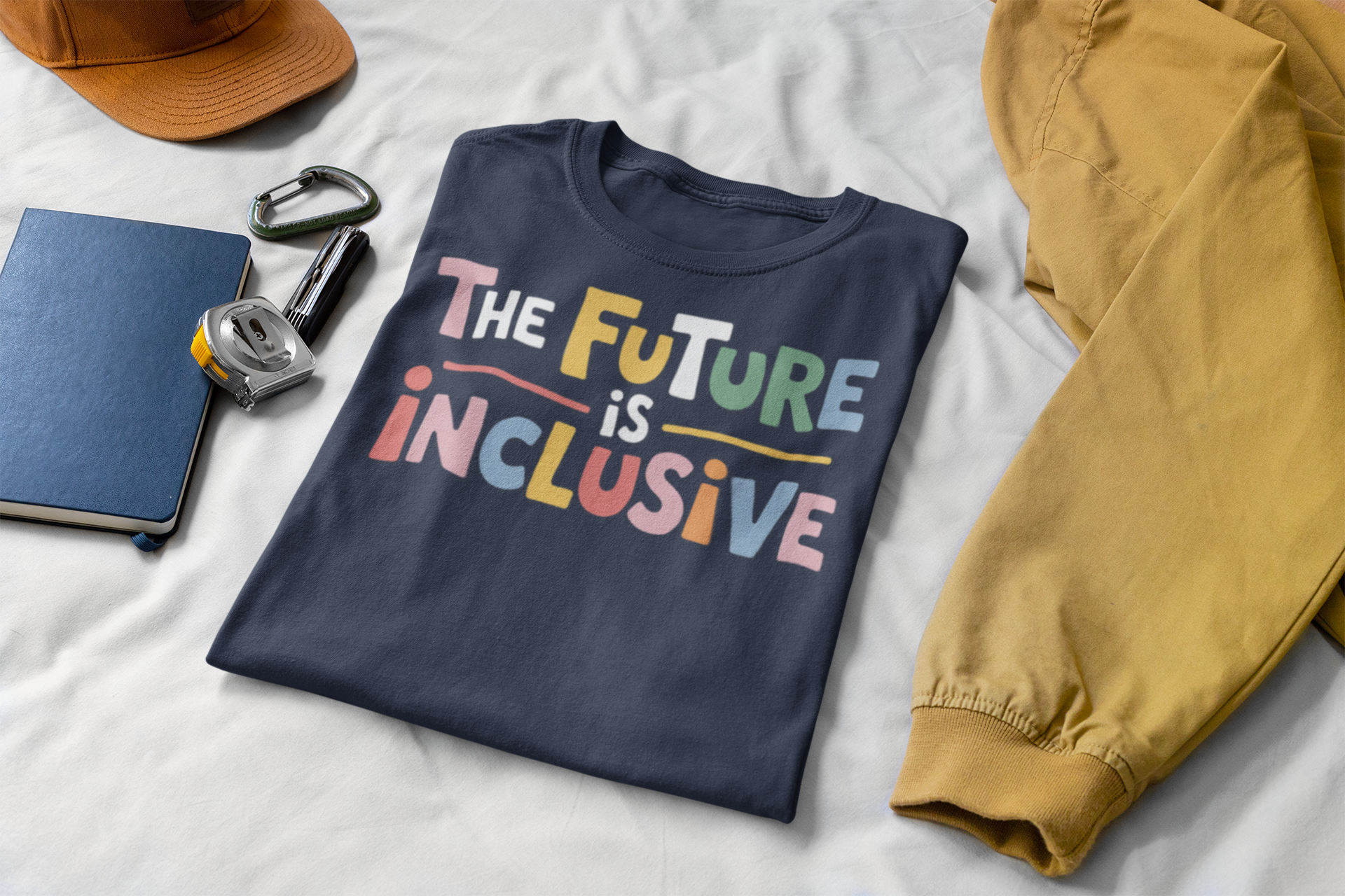 The Future Is Inclusive Long Sleeve Tee — Rainbow Pride Equality Shirt product thumbnail image The Future Is Inclusive Long Sleeve Tee — Rainbow Pride Equality Shirt product thumbnail image