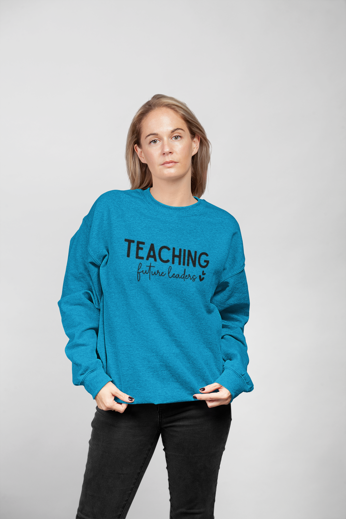 Teaching Future Leaders Sweatshirt – Teacher Crewneck product thumbnail image
