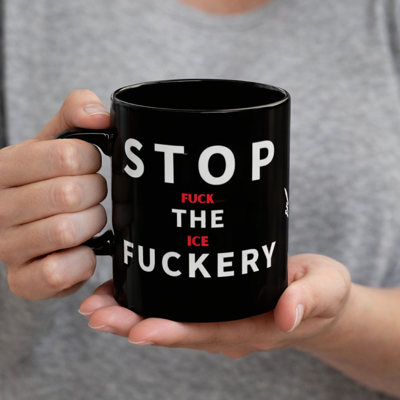 Stop the Fuckery Black Coffee Mug — Bold Anti-Nonsense 11oz/15oz product thumbnail image Stop the Fuckery Black Coffee Mug — Bold Anti-Nonsense 11oz/15oz product thumbnail image