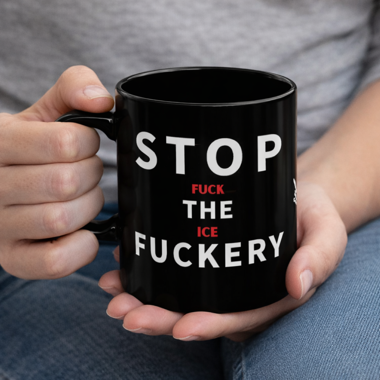 Stop the Fuckery Black Coffee Mug — Bold Anti-Nonsense 11oz/15oz product thumbnail image Stop the Fuckery Black Coffee Mug — Bold Anti-Nonsense 11oz/15oz product thumbnail image